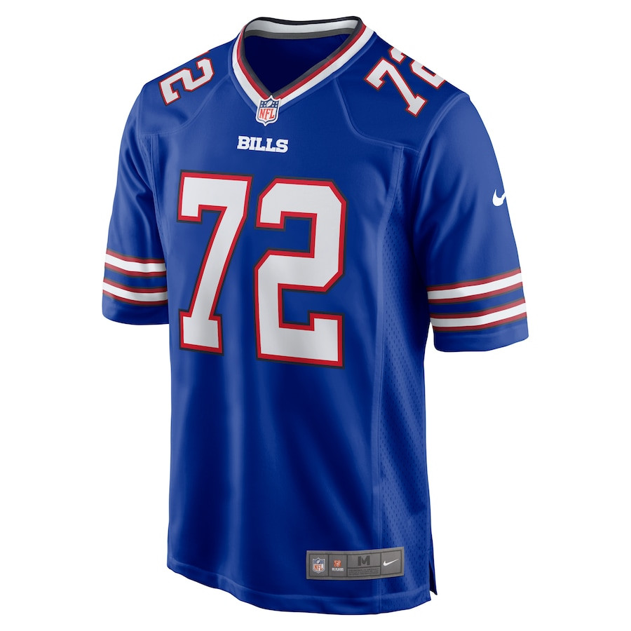 Tommy Doyle 72 Buffalo Bills Game Royal NFL Jersey Men's