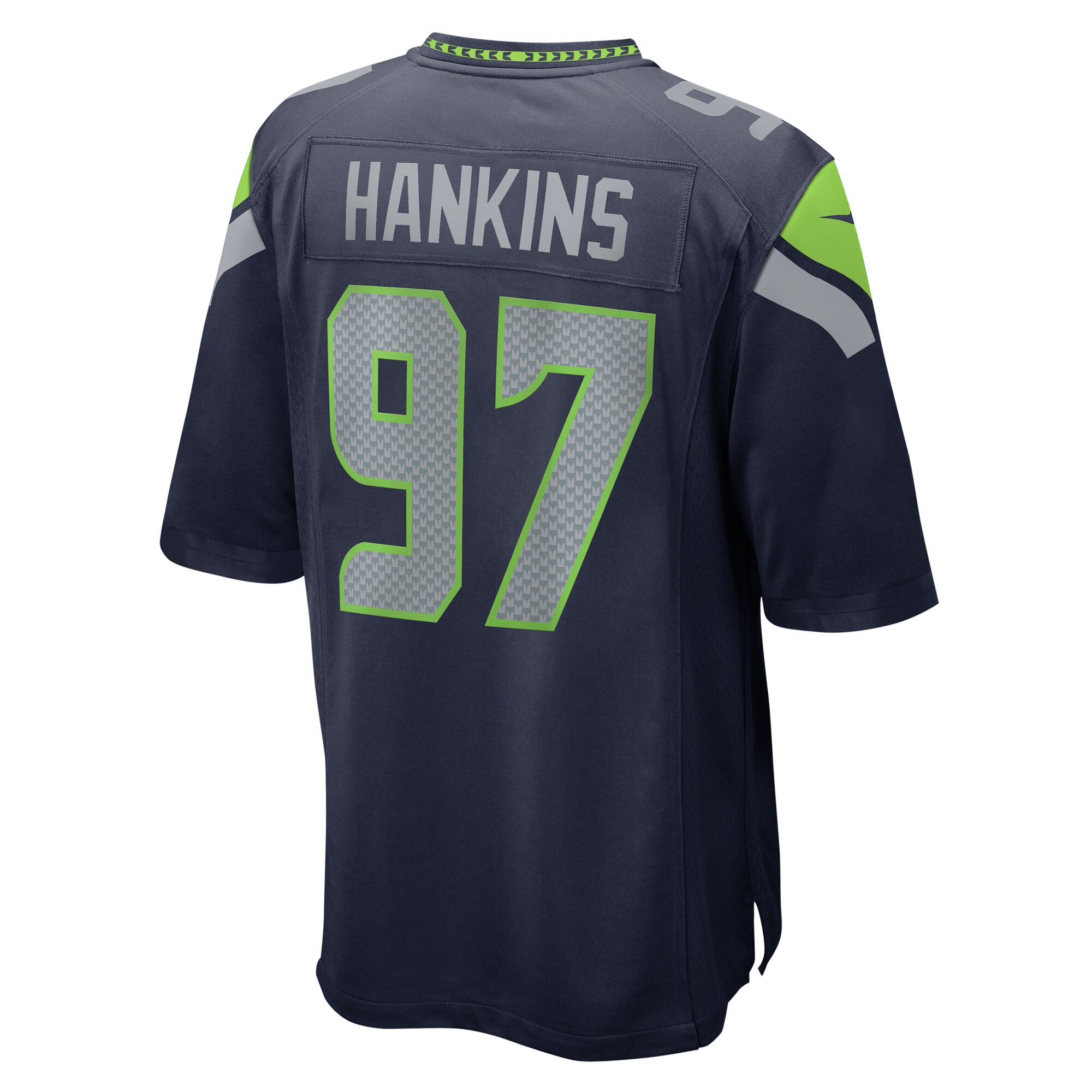 Seattle Seahawks Johnathan Hankins College Navy Game NFL Jersey Men's
