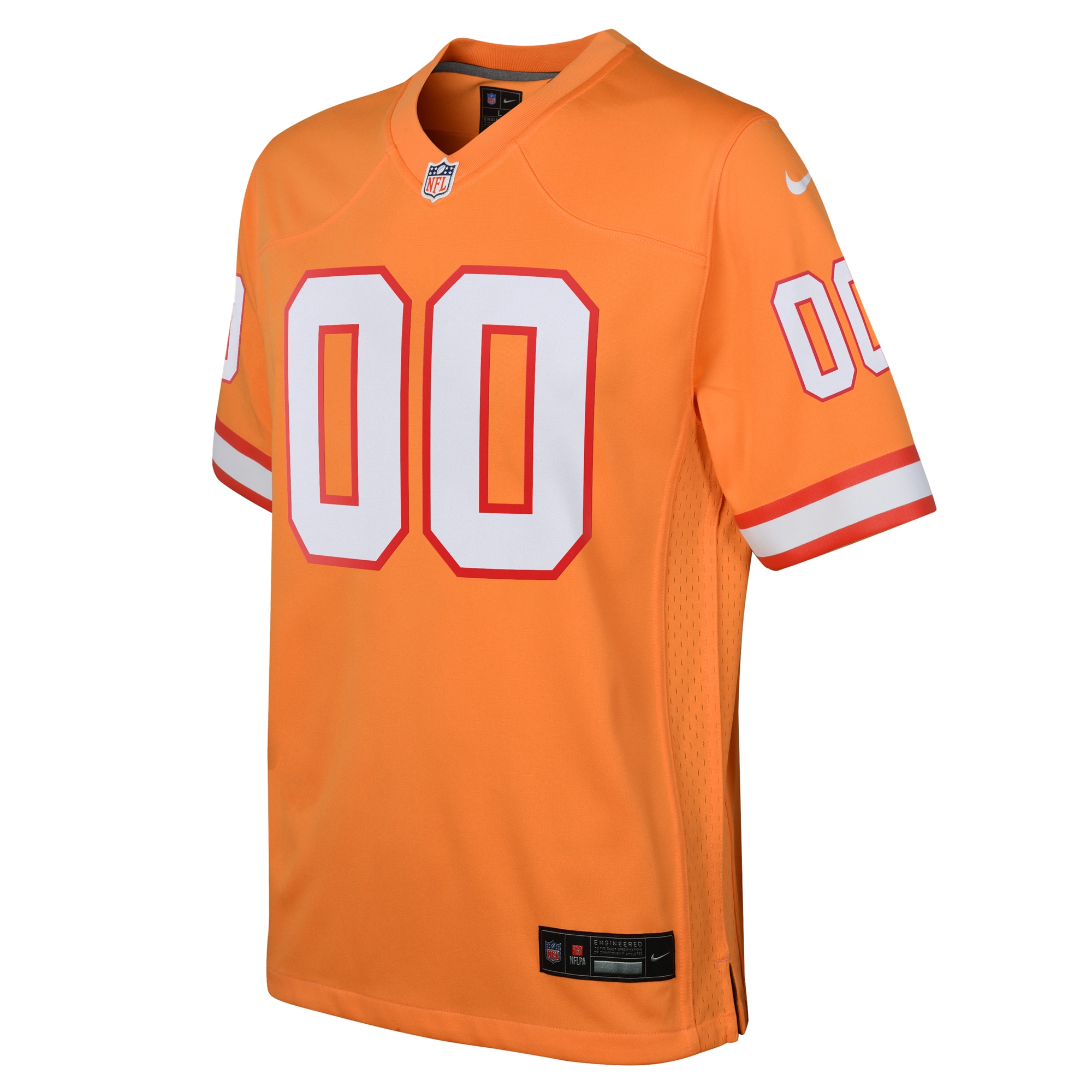 Tampa Bay Buccaneers Orange Custom Throwback Game NFL Jersey Youth