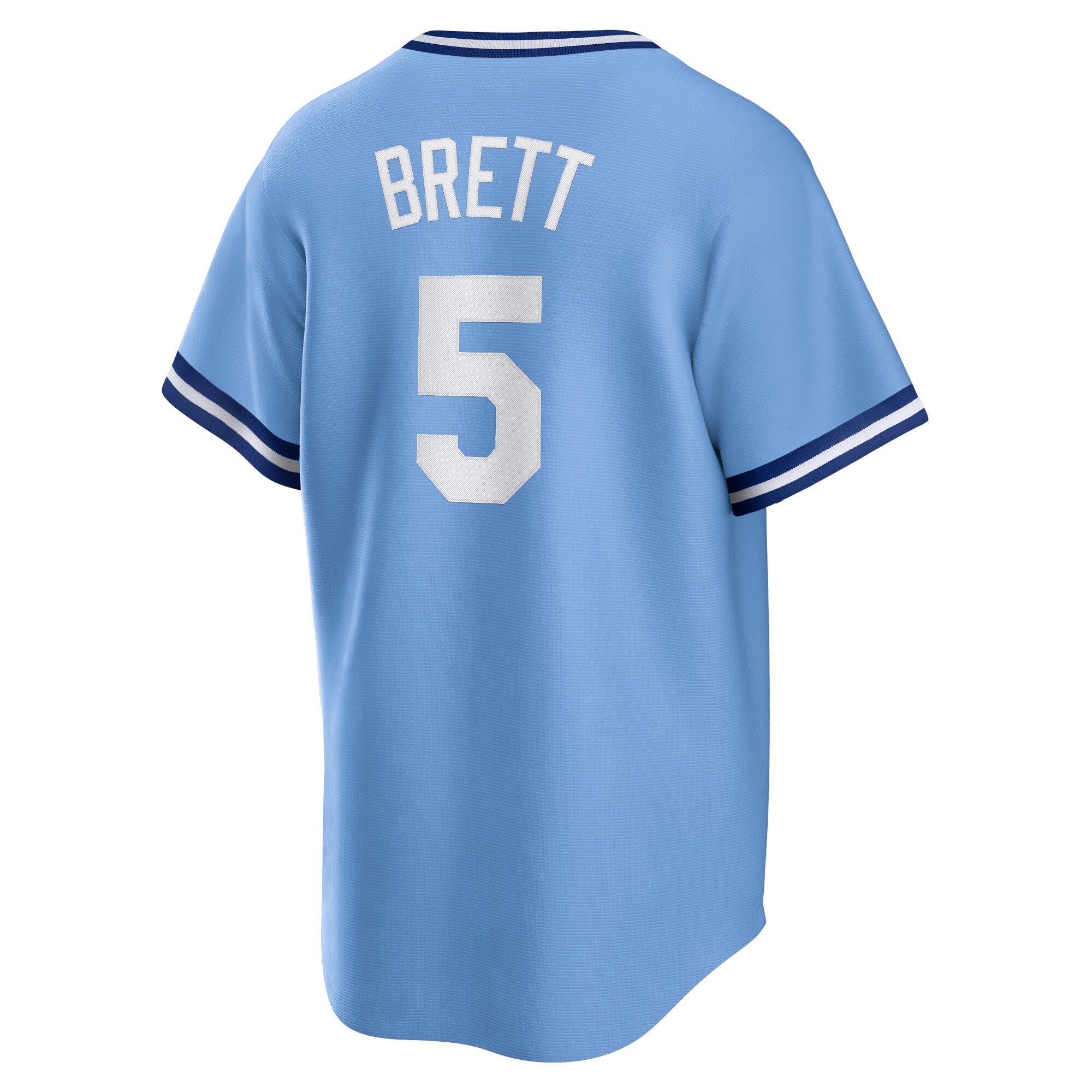 Kansas City Royals George Brett Light Blue Road Cooperstown Collection Player MLB Jersey Men's