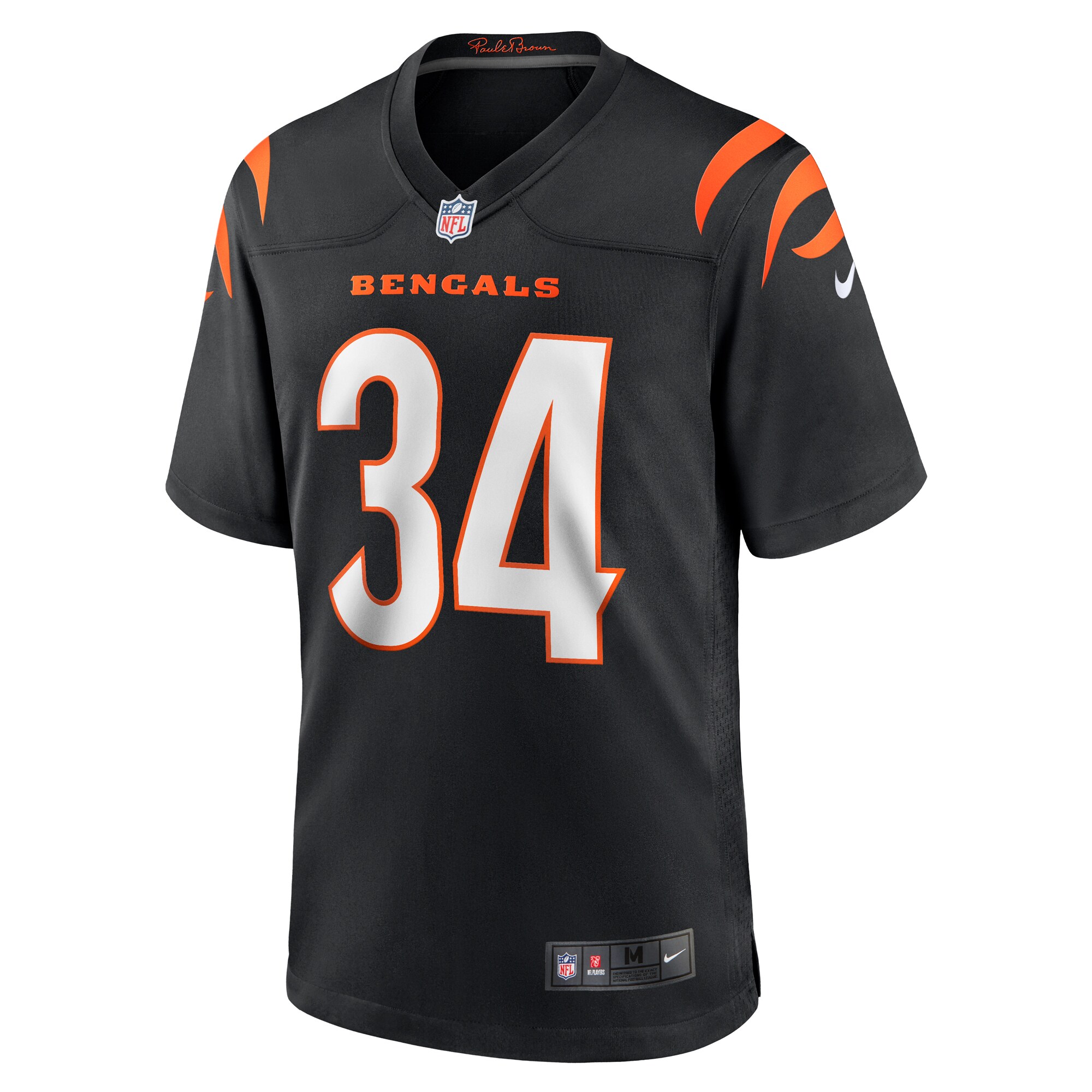 Cincinnati Bengals Demetric Felton Jr. Black Team Game NFL Jersey Men's
