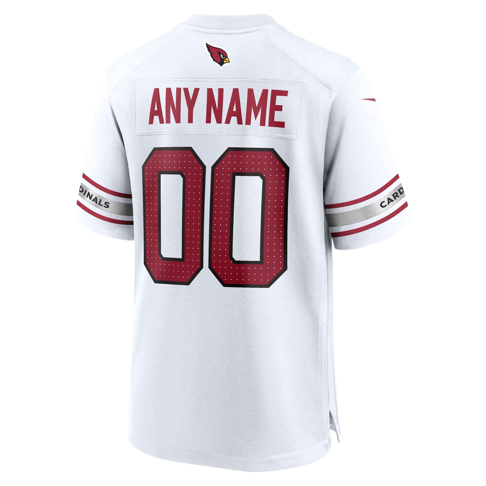 Arizona Cardinals White Custom Game NFL Jersey Men's
