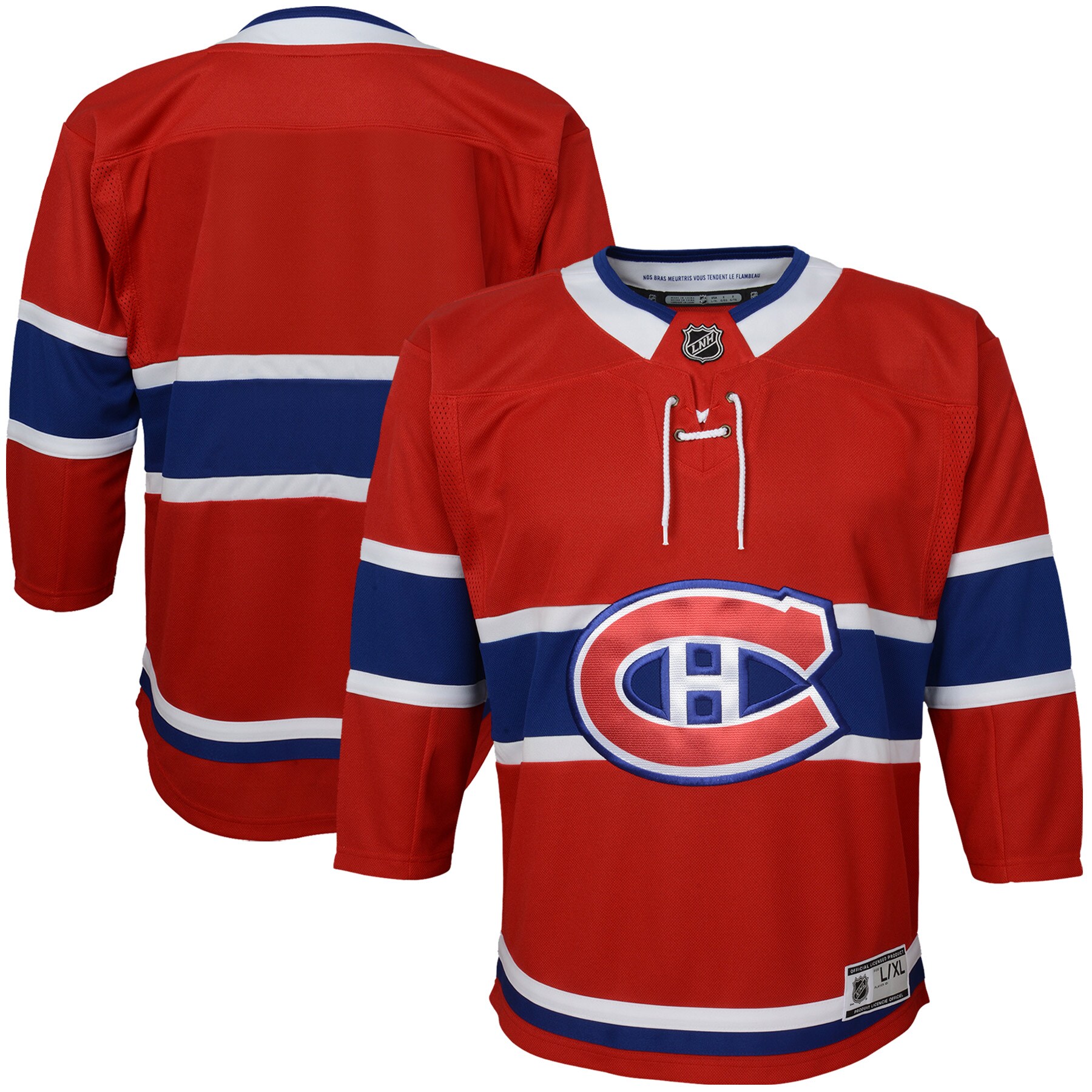 Montreal Canadiens Red Home Premier NHL Jersey Youth