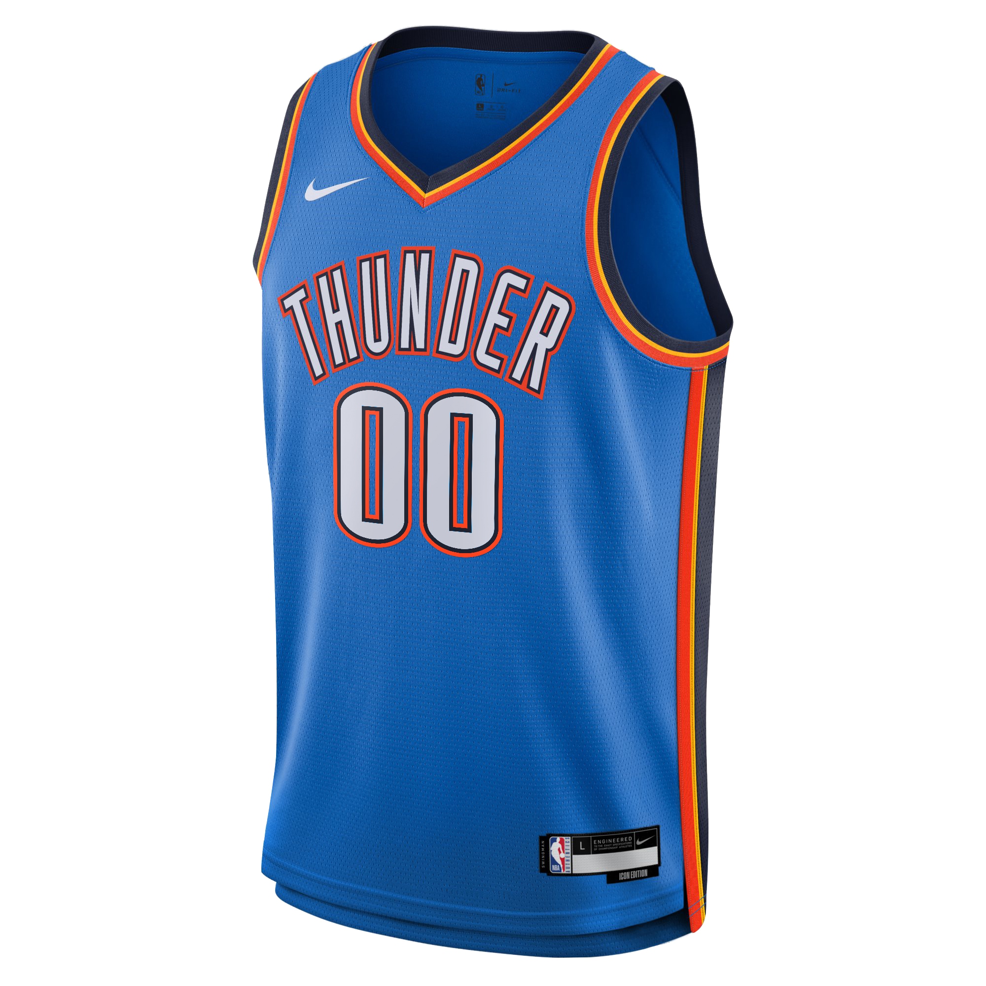 Oklahoma City Thunder Icon Swingman Custom NBA Jersey Youth