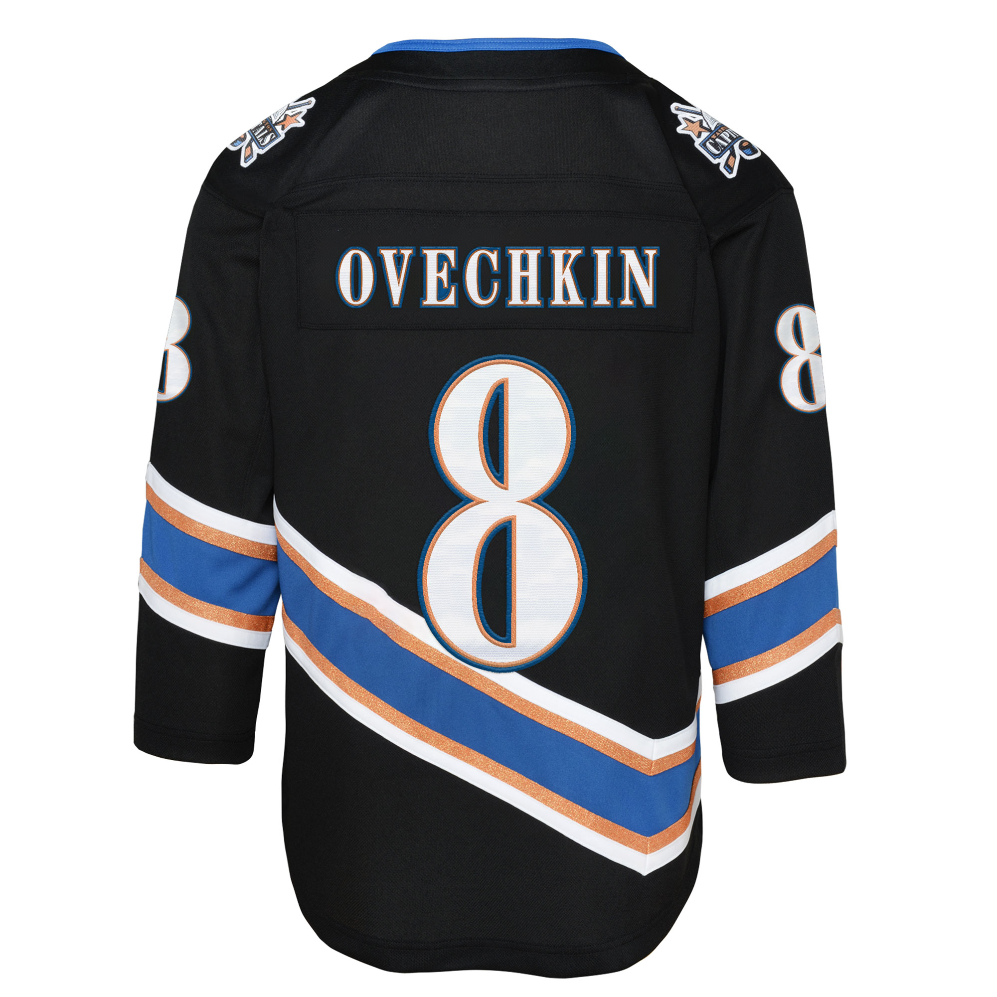 Washington Capitals Alexander Ovechkin Black Alternate 50th Anniversary Premier Player NHL Jersey Youth