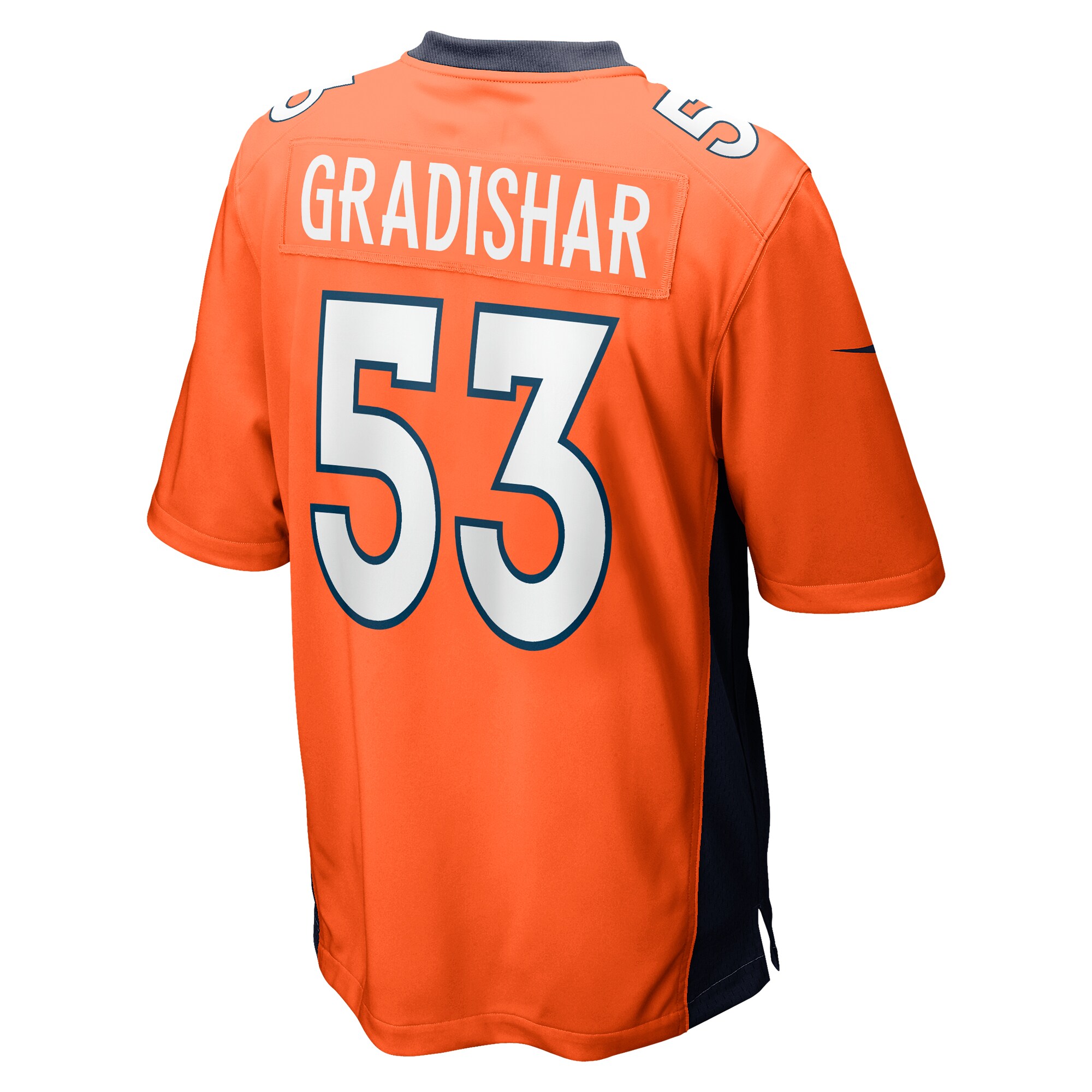 Denver Broncos Randy Gradishar Orange Retired Player Game NFL Jersey Men's