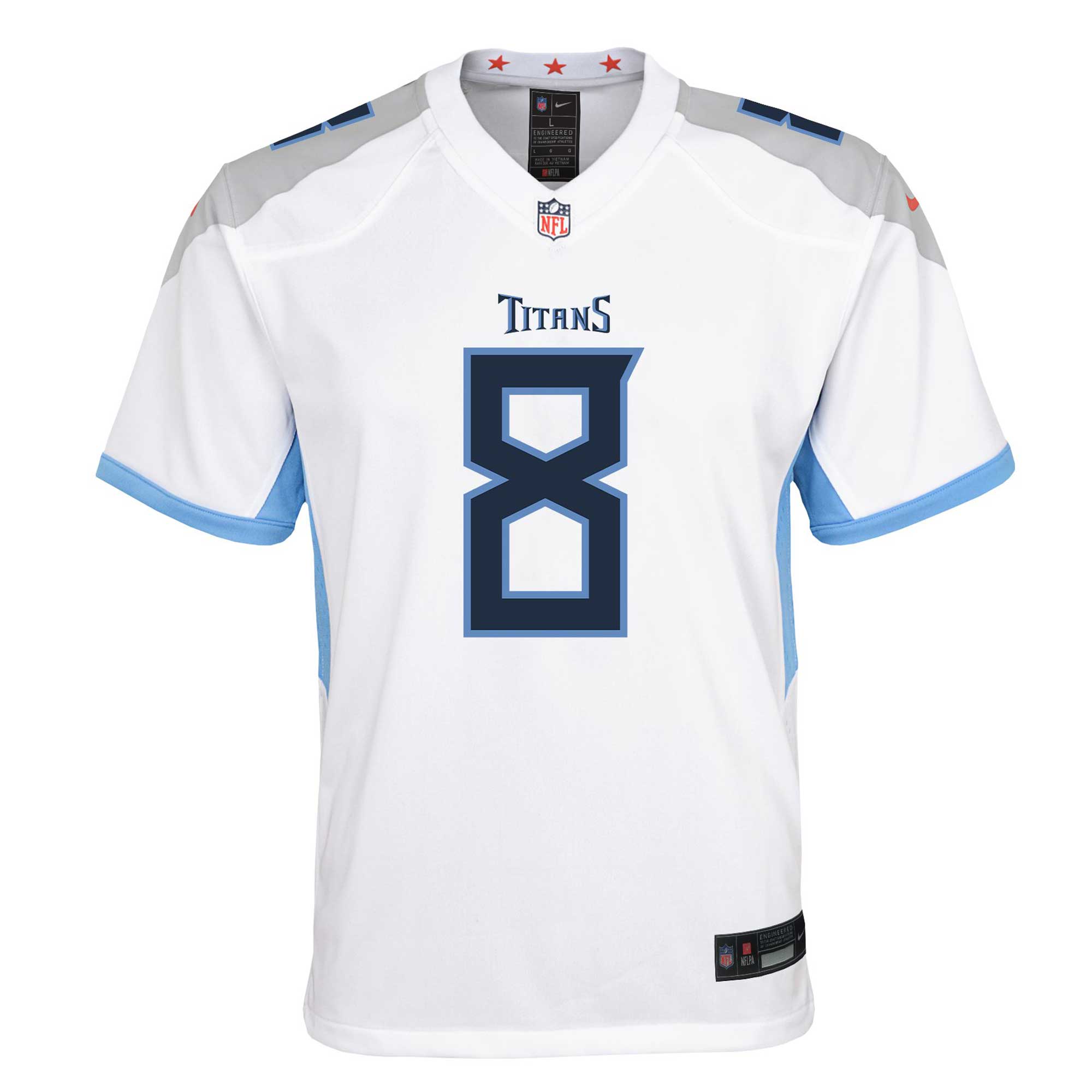 Tennessee Titans Will Levis White Player Game NFL Jersey Youth