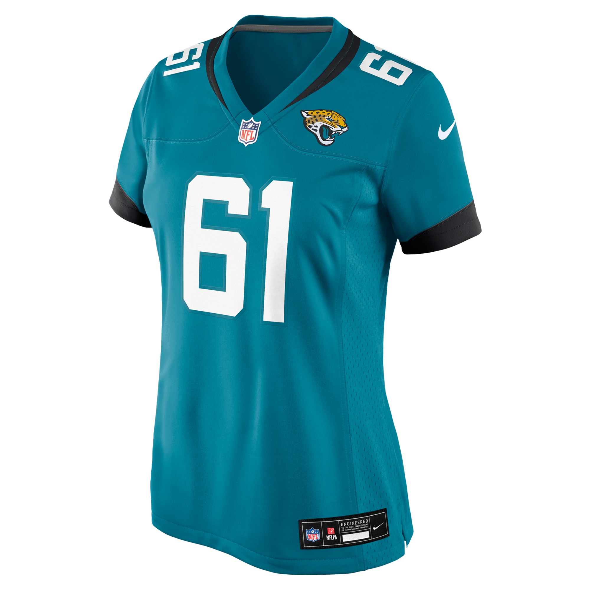 Jacksonville Jaguars Jerome Carvin Teal Game NFL Jersey Women's