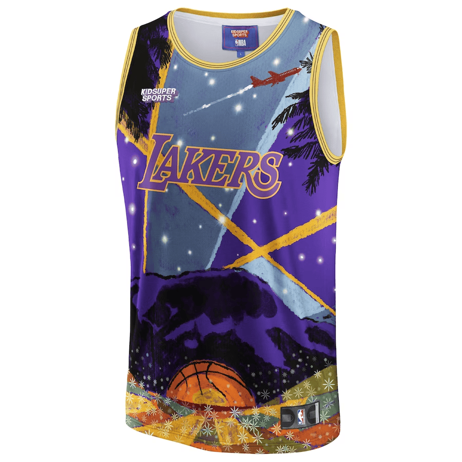 Los Angeles Lakers KidSuper Studio Unisex Hometown Purple NBA Jersey Unisex