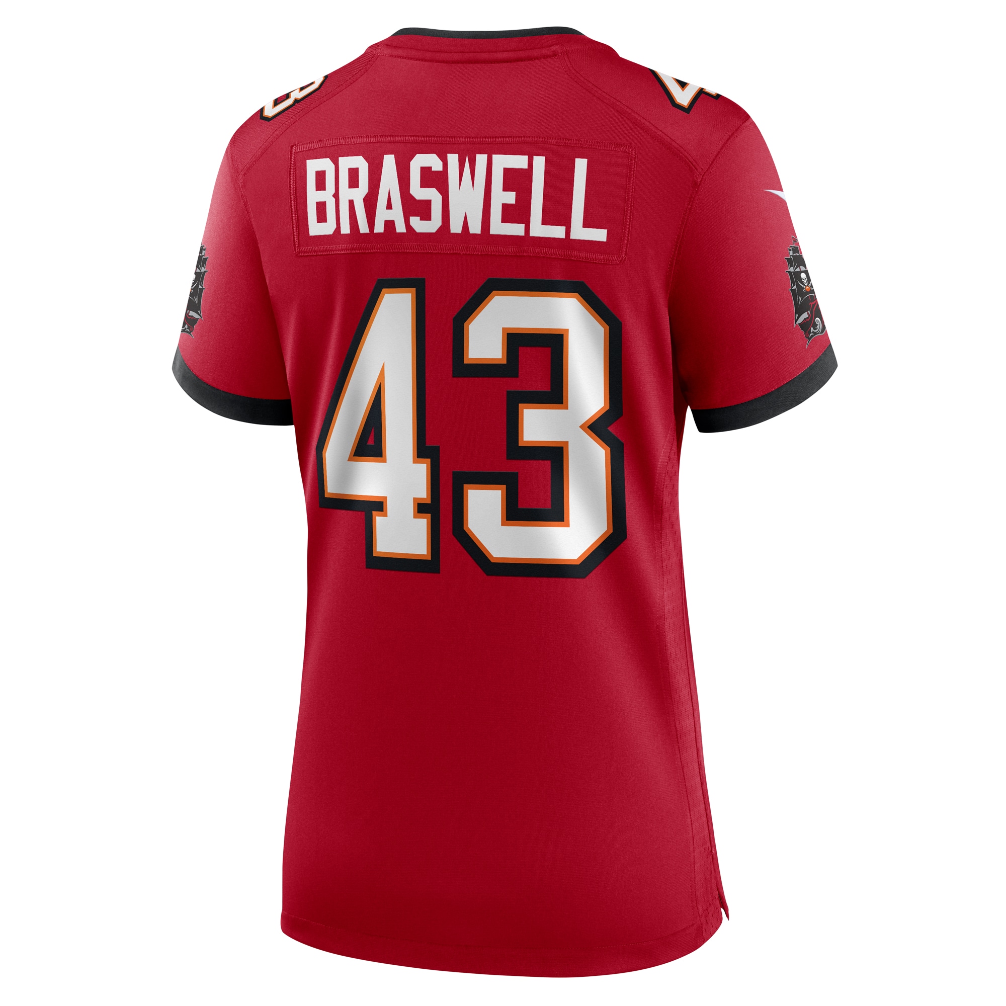 Tampa Bay Buccaneers Chris Braswell Red Game NFL Jersey Women's