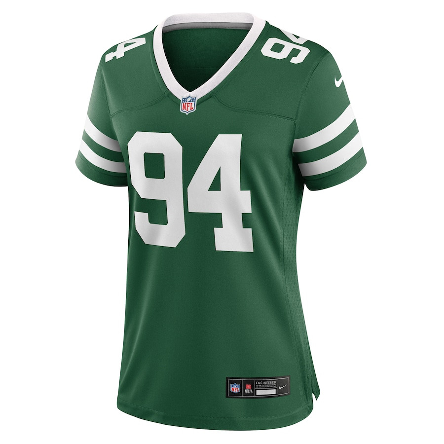 Solomon Thomas 94 New York Jets Team Game Legacy Green NFL Jersey Women's