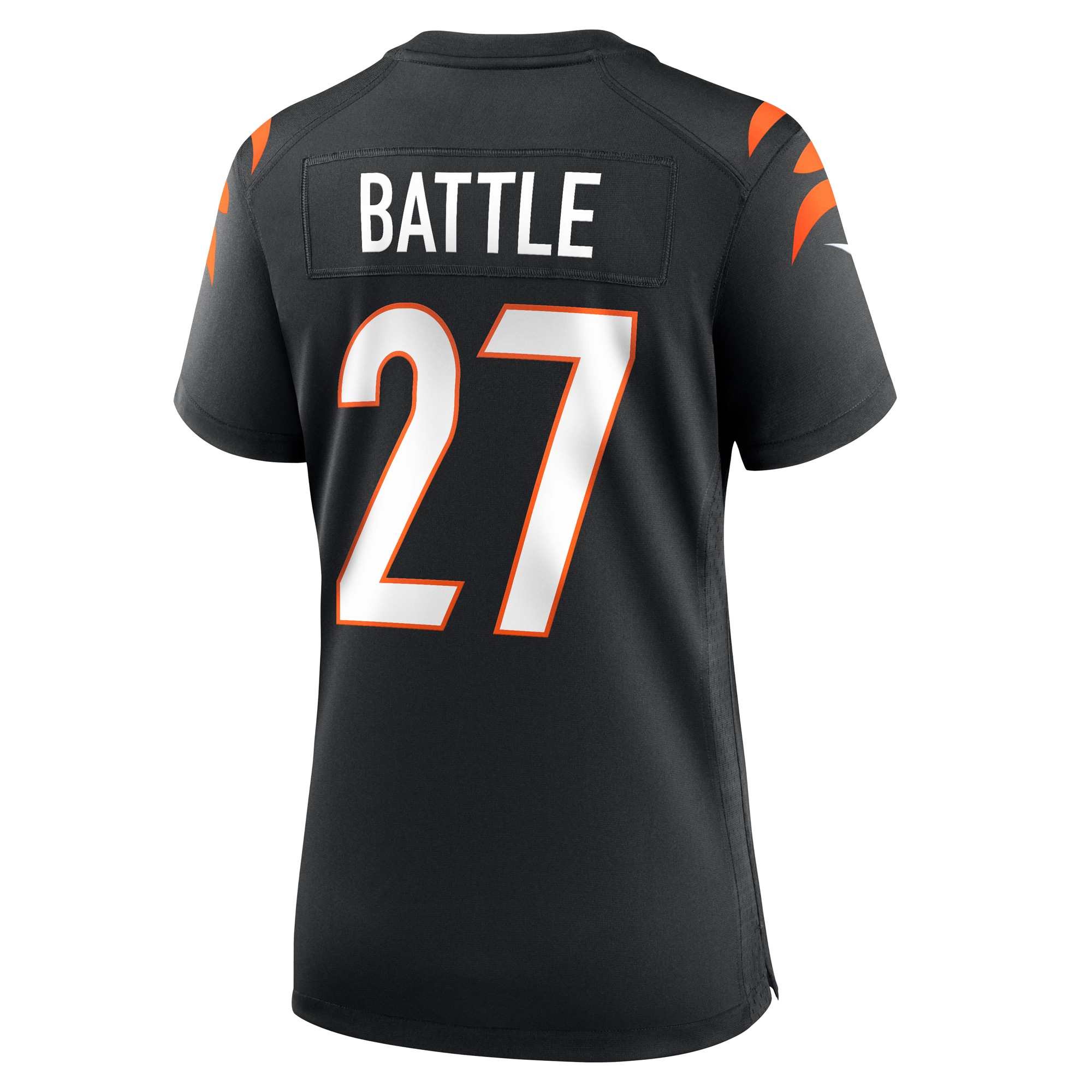 Cincinnati Bengals Battle Black Team Game NFL Jersey Women's