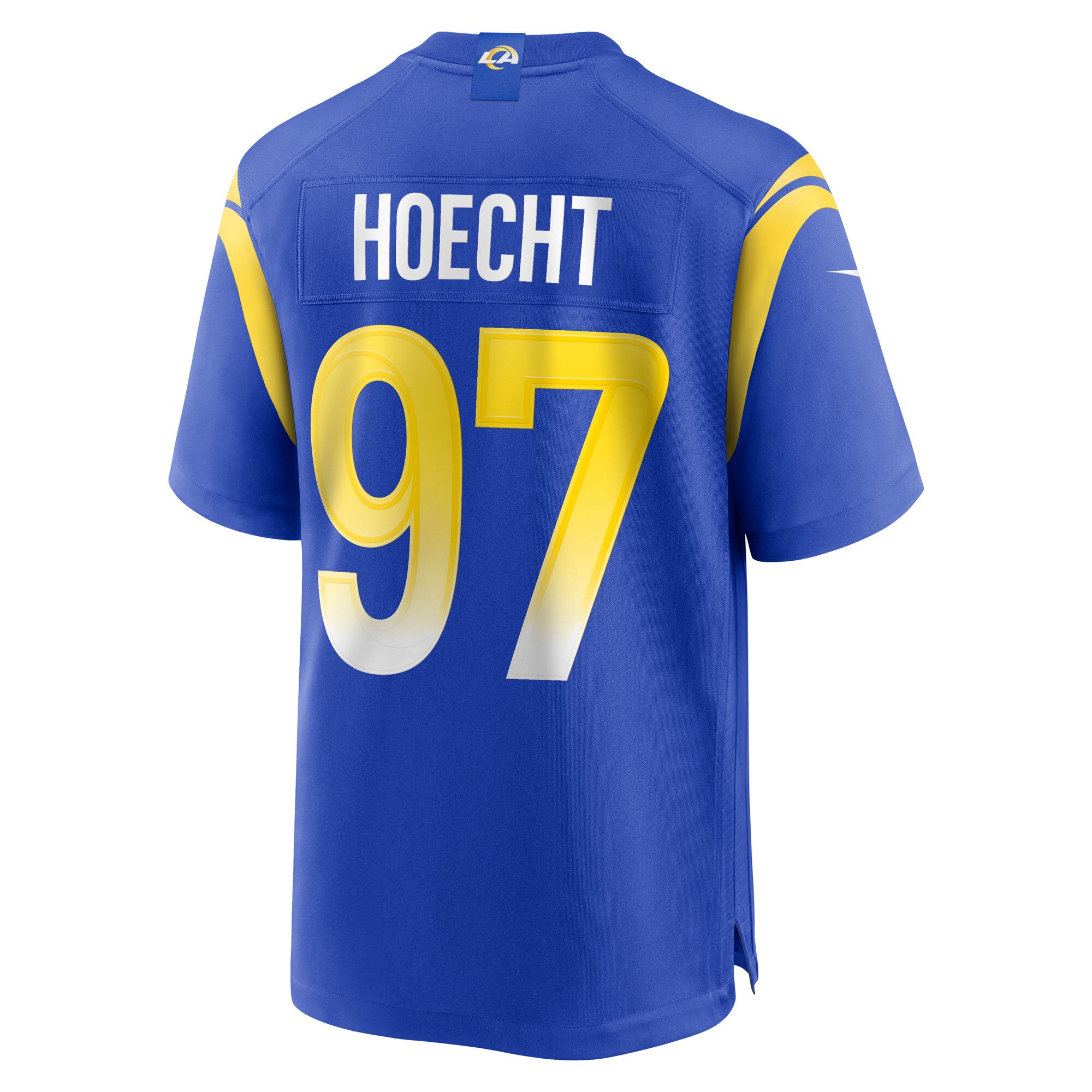 Los Angeles Rams Michael Hoecht Royal Game Player NFL Jersey Men's