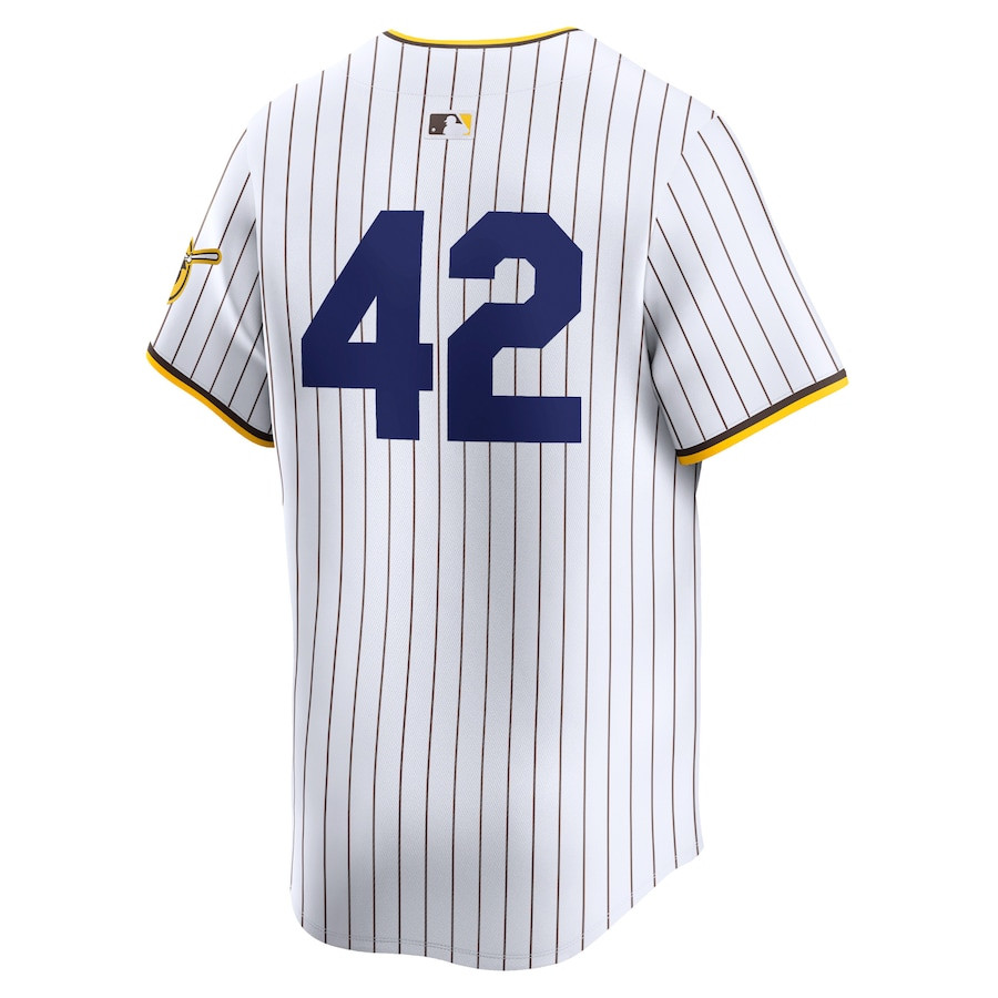 San Diego Padres 2024 Jackie Robinson Day Home Limited White MLB Jersey Men's