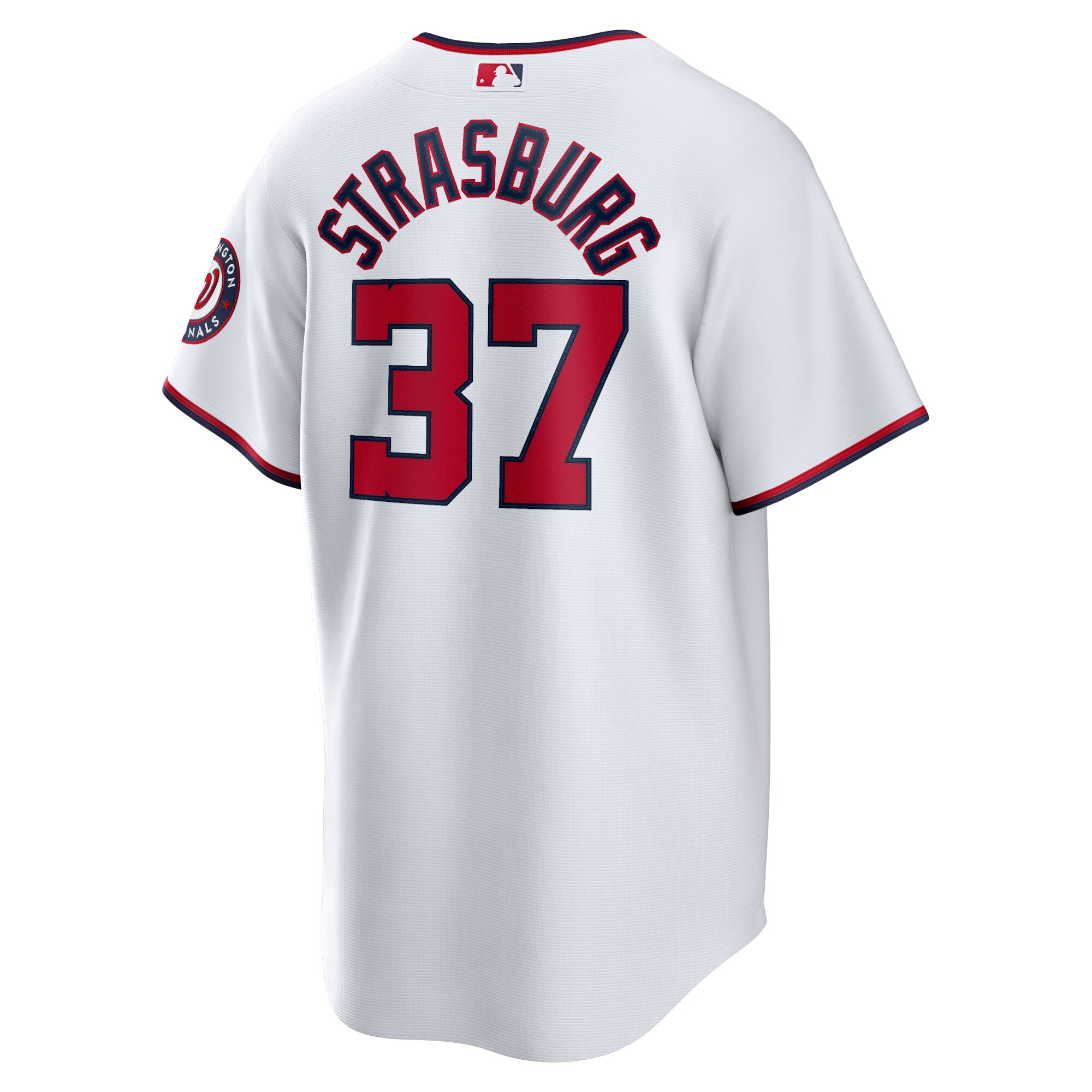 Washington Nationals Stephen Strasburg White Home MLB Jersey Men's