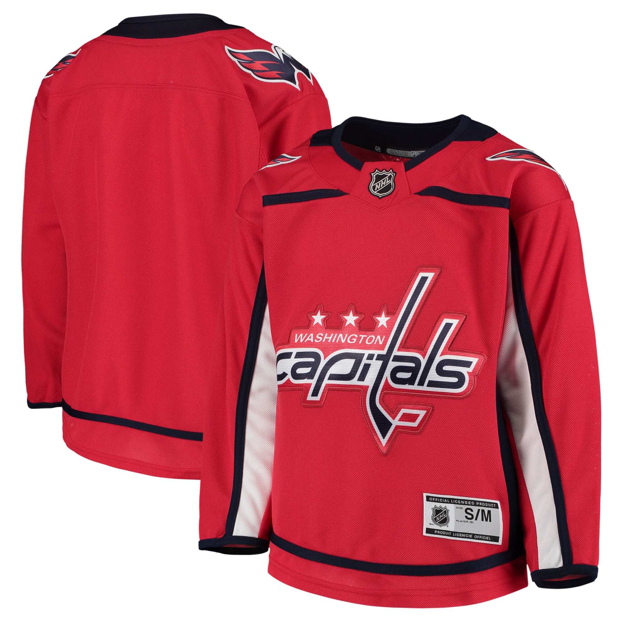 Washington Capitals Red Home Premier Team NHL Jersey Youth