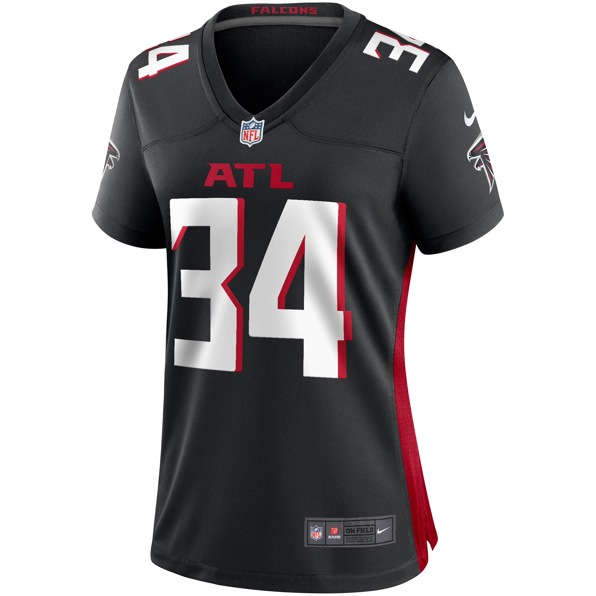 Atlanta Falcons Ray Buchanan Black Game Retired Player NFL Jersey Women's