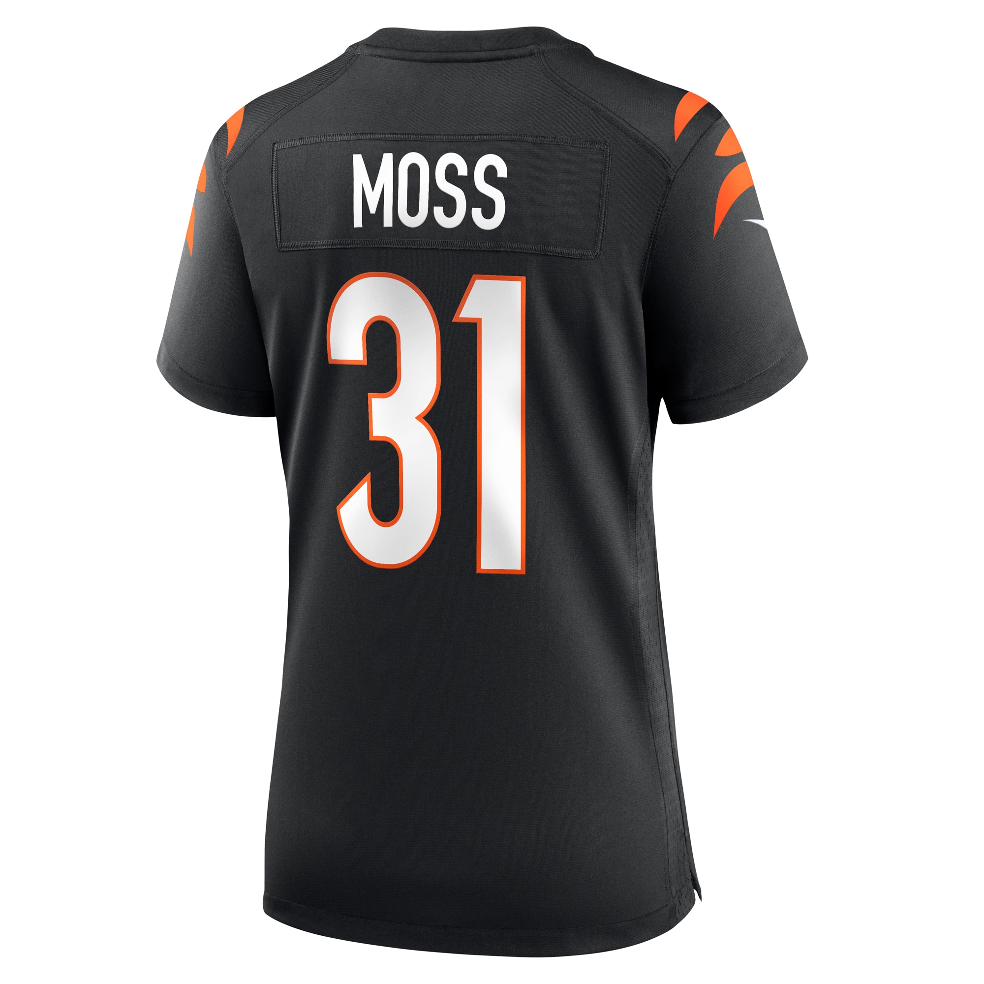 Cincinnati Bengals Zack Moss Black Game NFL Jersey Women's