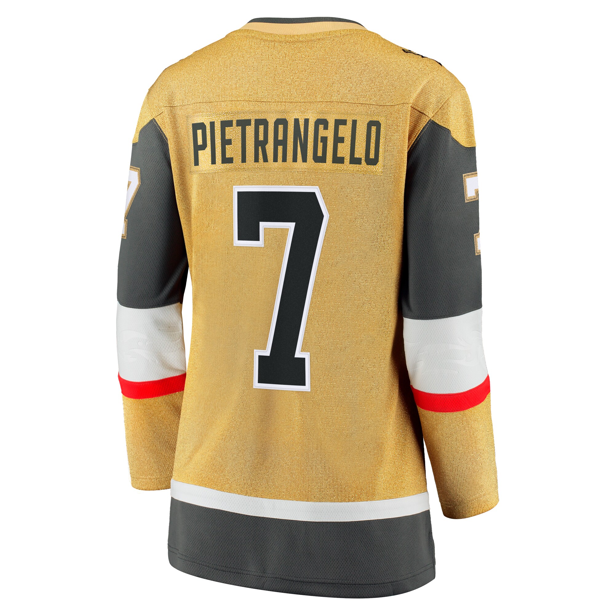 Vegas Golden Knights Alex Pietrangelo Gold Home Breakaway Player NHL Jersey Women's