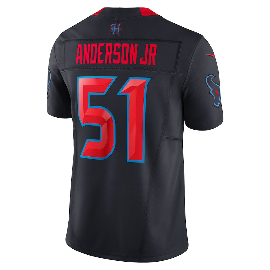 Will Anderson Jr. 51 Houston Texans 2nd Alternate Vapor F.U.S.E. Limited Navy NFL Jersey Men's