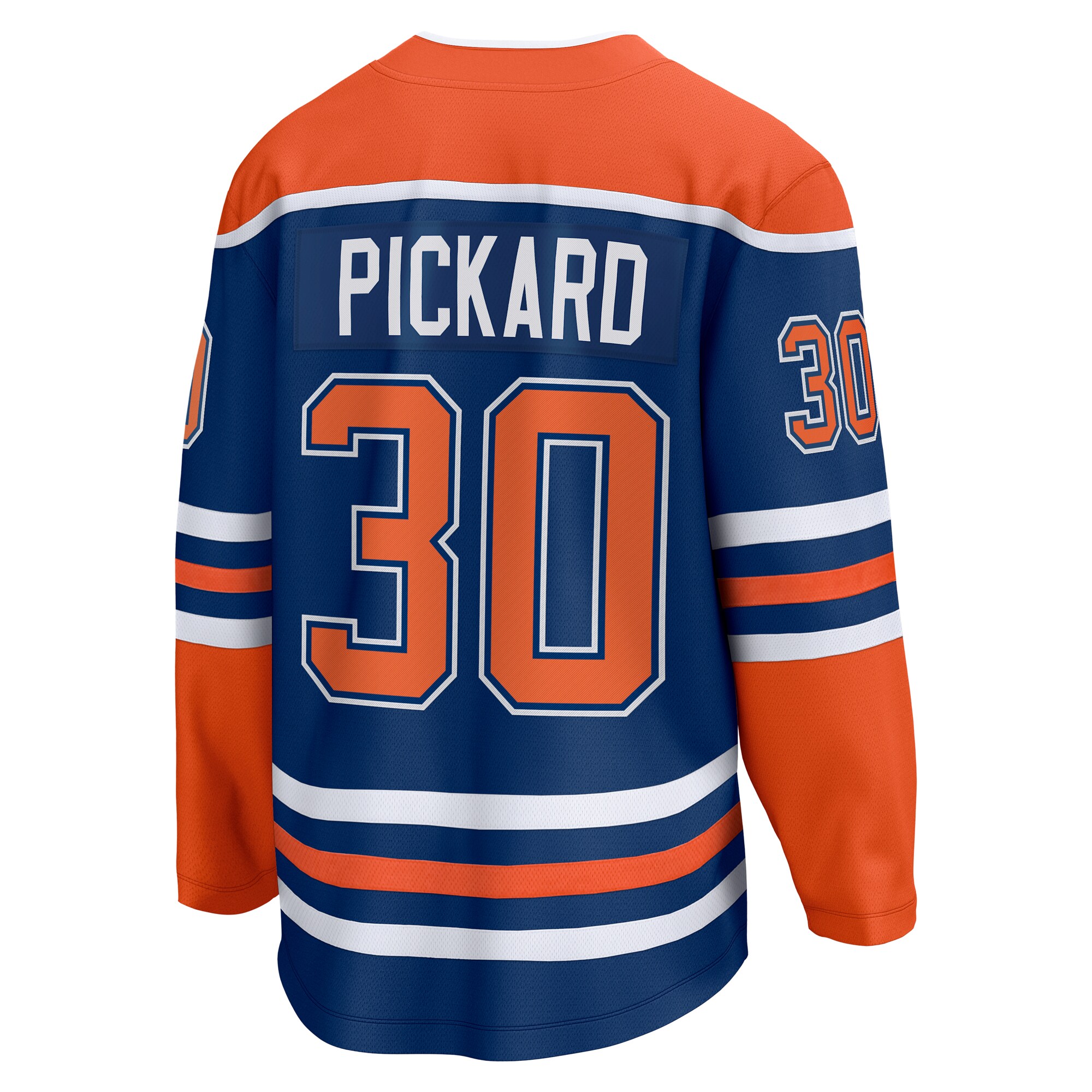 Edmonton Oilers Calvin Pickard Royal Home Premier Breakaway Player NHL Jersey Men's