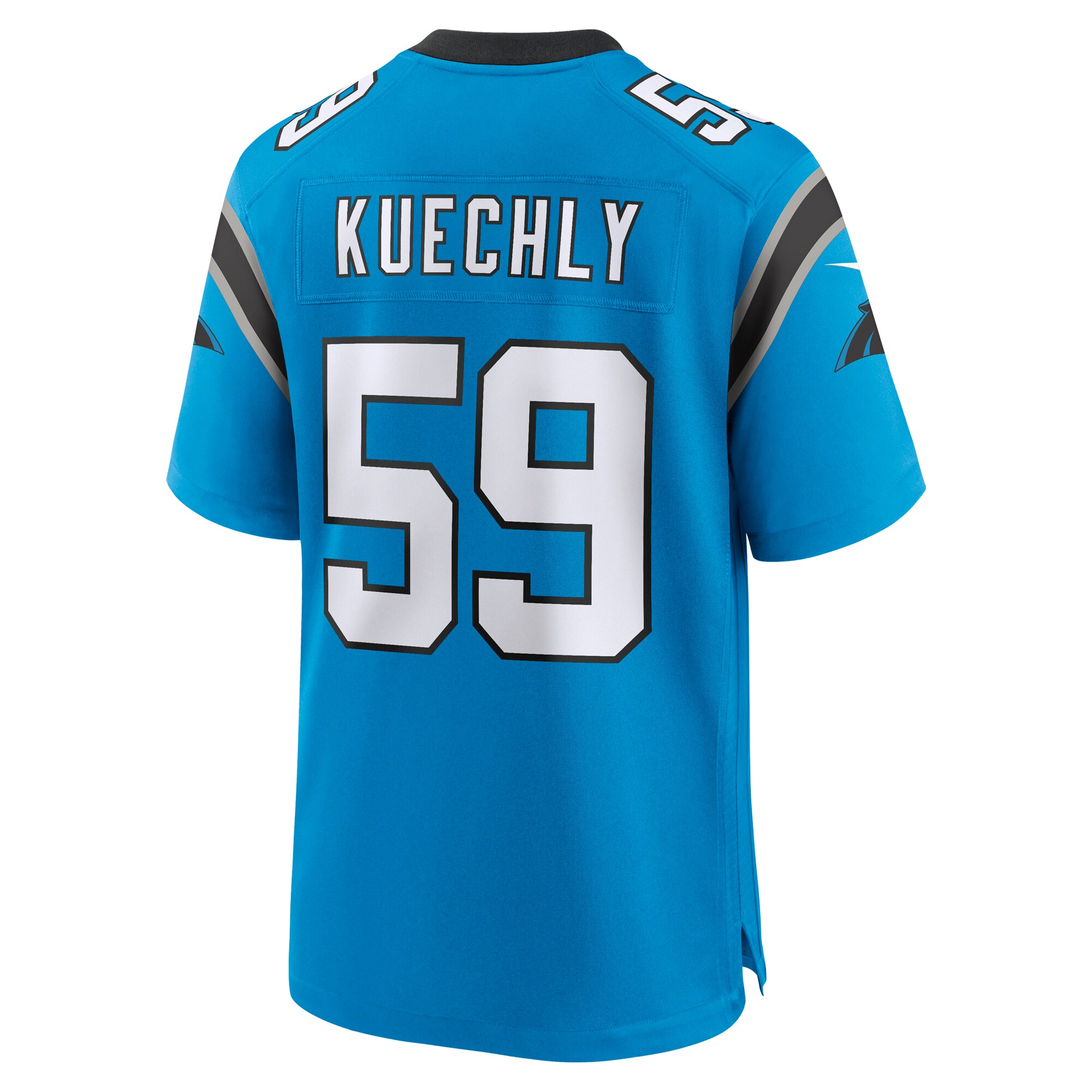 Carolina Panthers Luke Kuechly Blue Retired Player Game NFL Jersey Men's