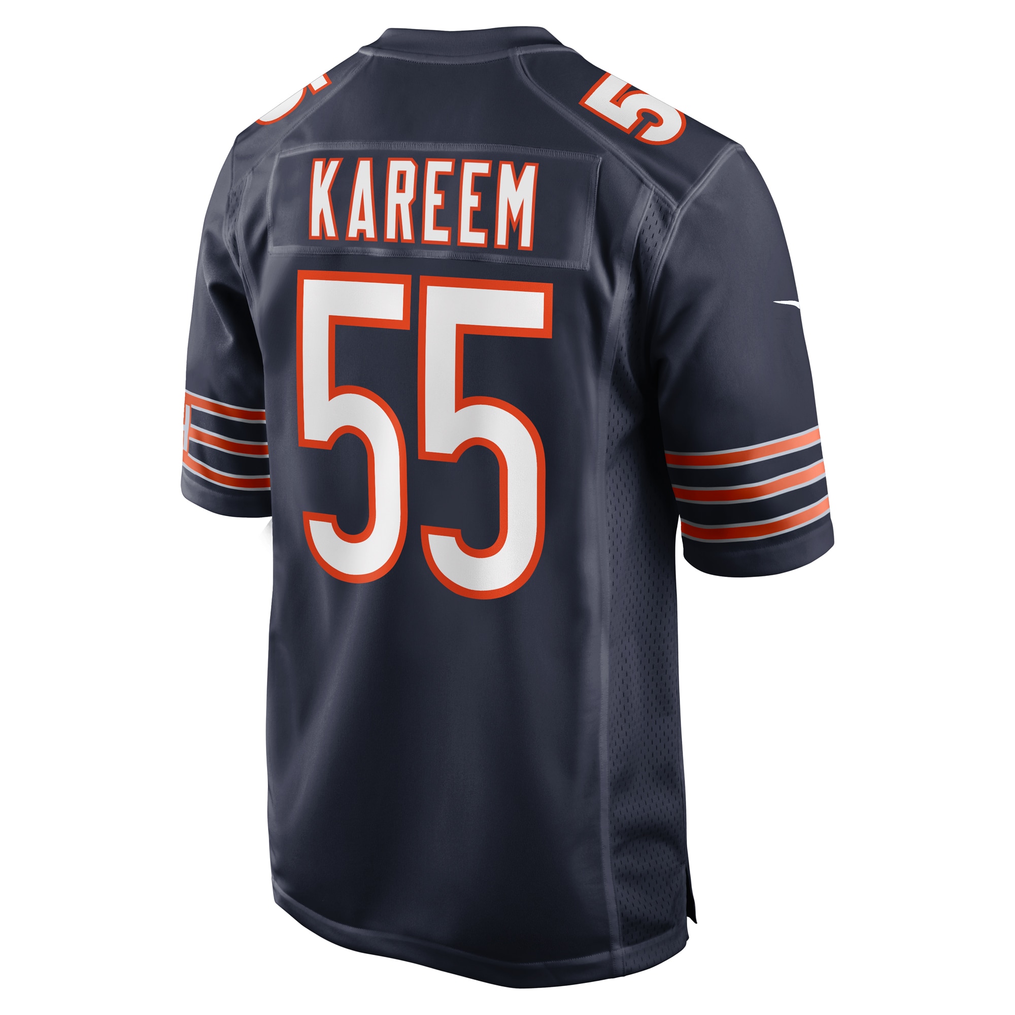 Chicago Bears Khalid Kareem Navy Team Game NFL Jersey Men's