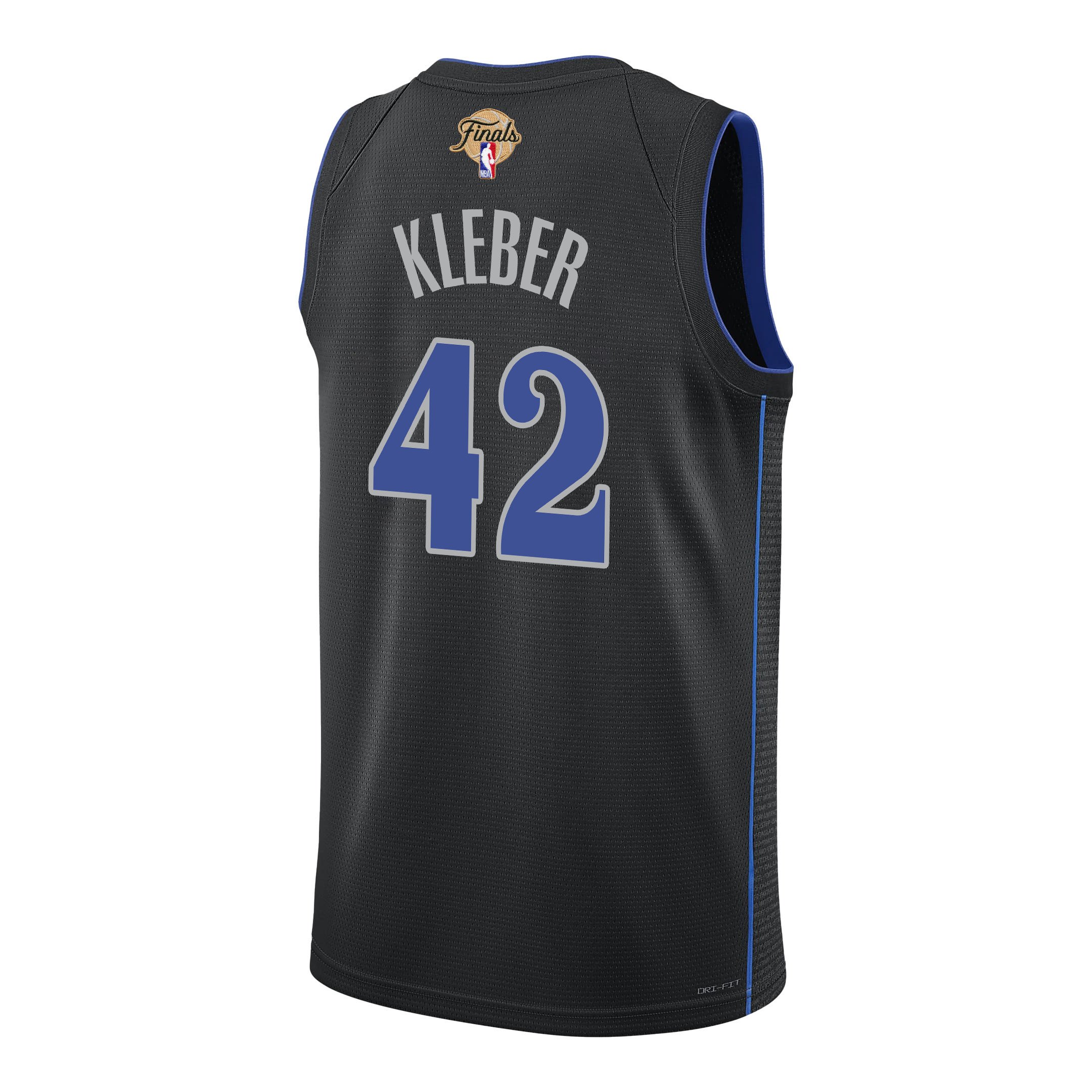 Maxi Kleber 42 Dallas Mavericks 2024 FINALS PATCH Swingman City Edition Black NBA Jersey Men's