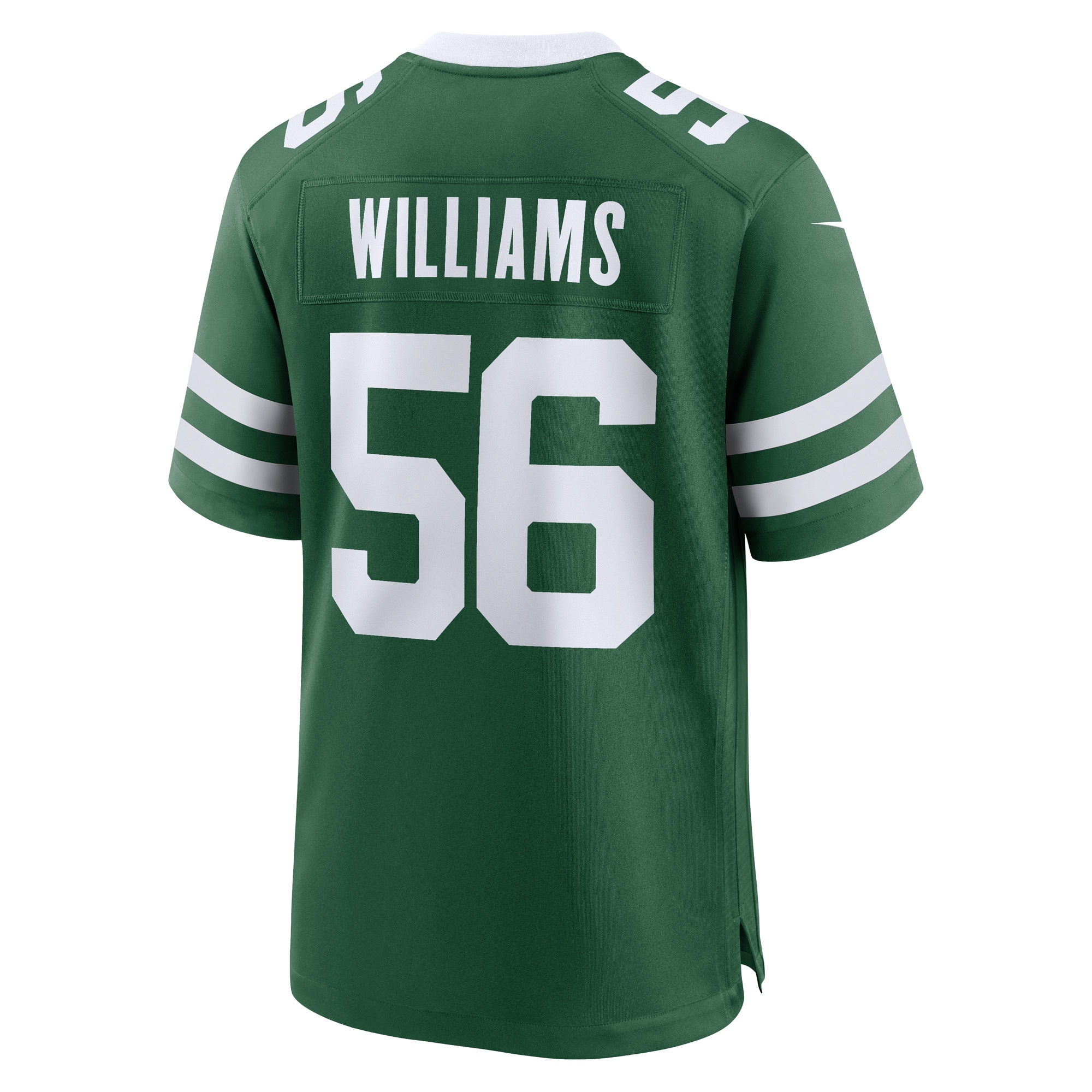 New York Jets Quincy Williams Legacy Green Game Player NFL Jersey Men's