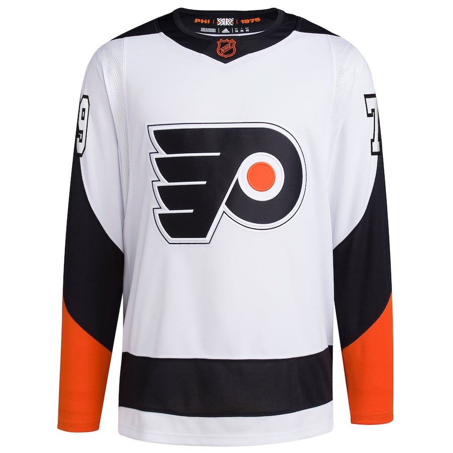 Carter Hart 79 Philadelphia Flyers Reverse Retro 2.0 White NHL Jersey Men's