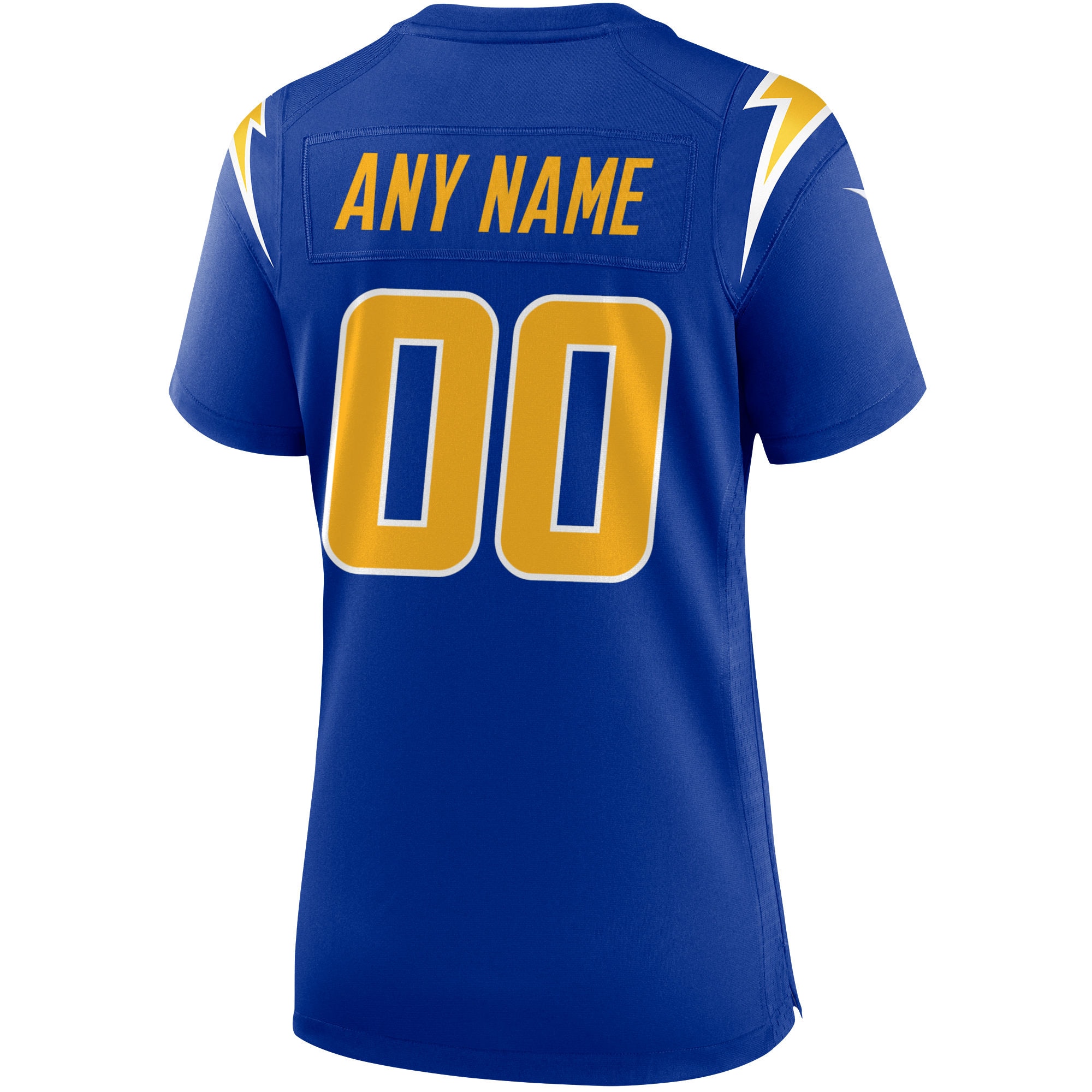 Los Angeles Chargers Royal Alternate Custom Game NFL Jersey Women's
