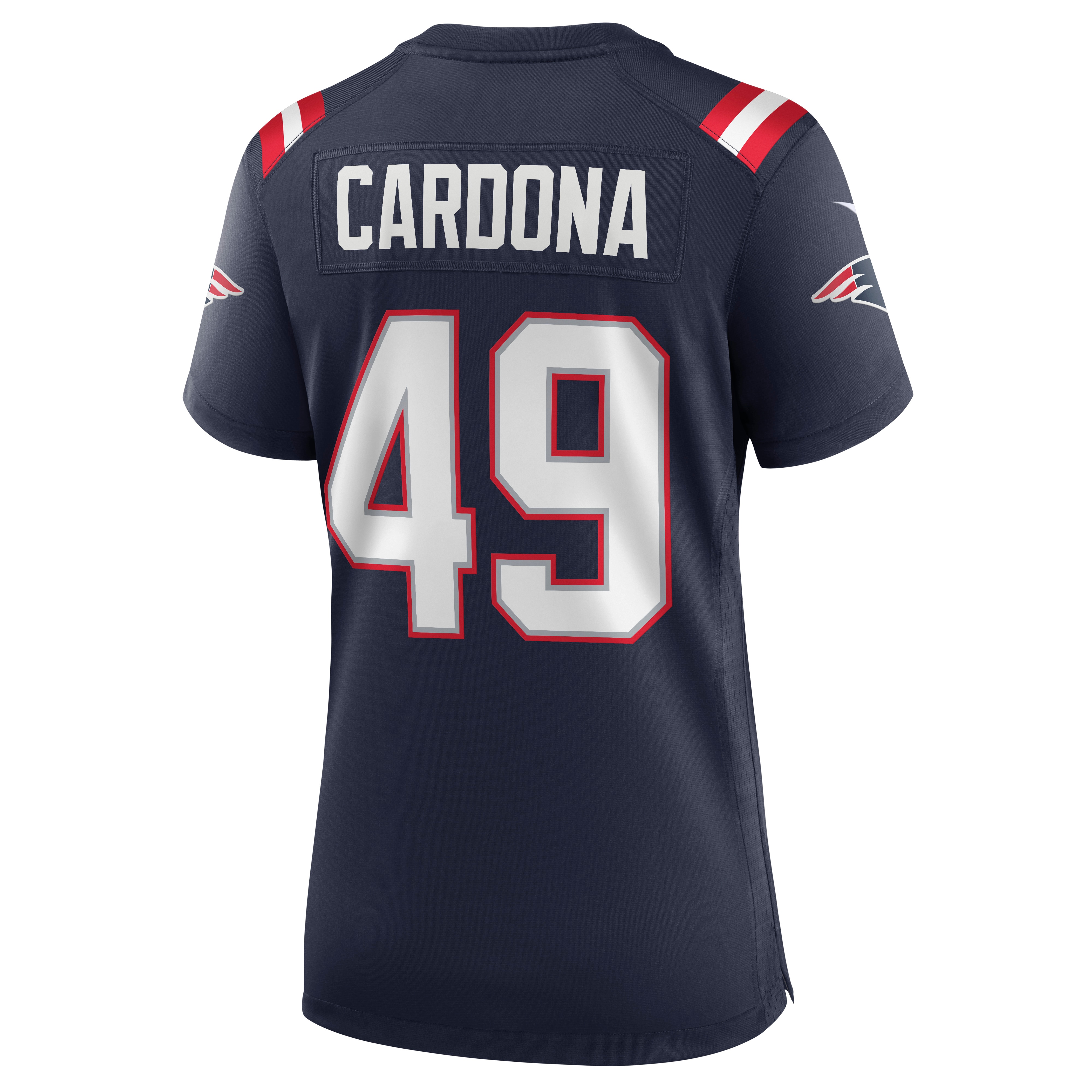 New England Patriots Joe Cardona Navy Game NFL Jersey Women's