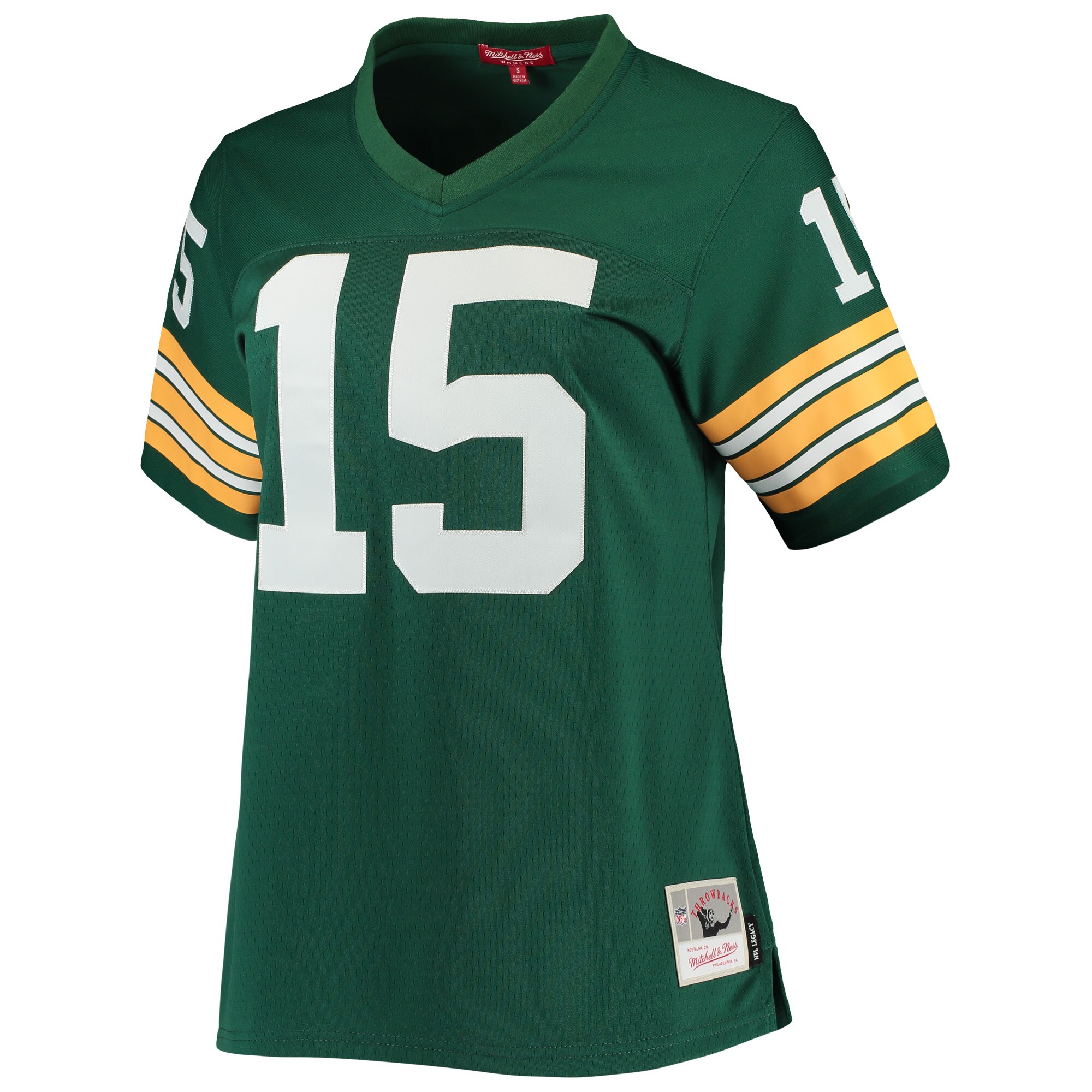 Green Bay Packers Bart Starr Mitchell Ness Green 1967 Legacy Player NFL Jersey Women's