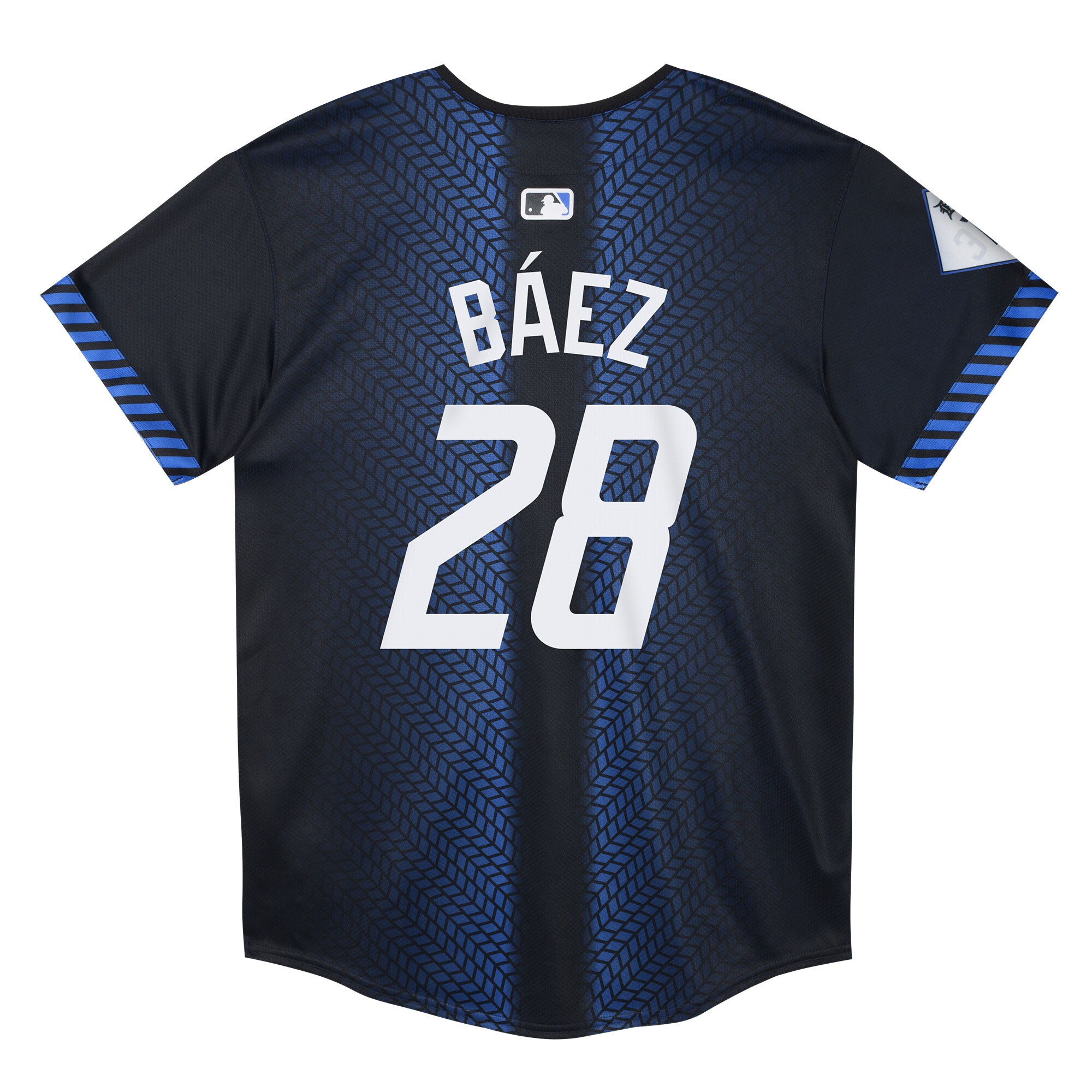 Preschool Detroit Tigers Javier Baez Navy 2024 City Connect Limited MLB Jersey Men's