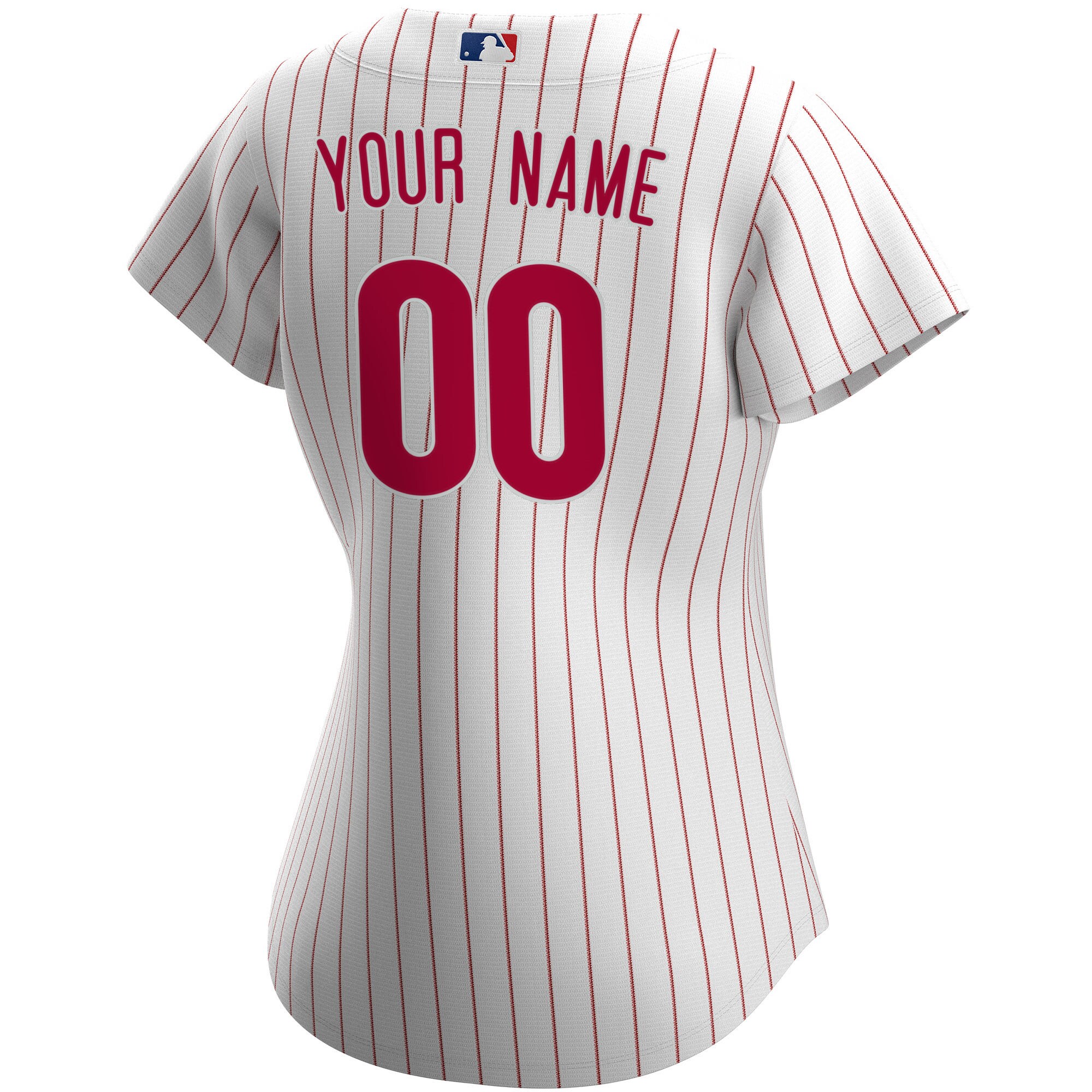 Philadelphia Phillies White Home Custom MLB Jersey Women's