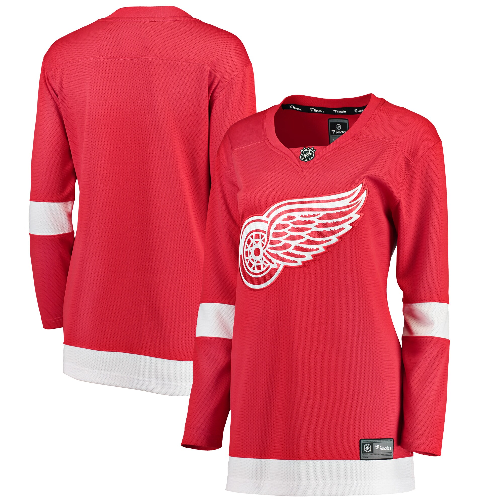 Detroit Red Wings Red Breakaway Home NHL Jersey Women's