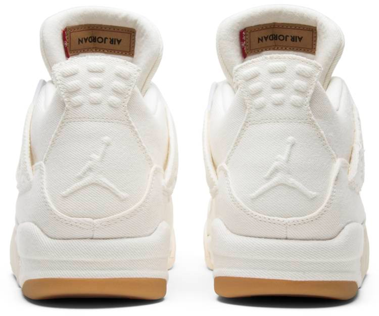 Levi s x Air Jordan 4 Retro White Denim AO2571-100