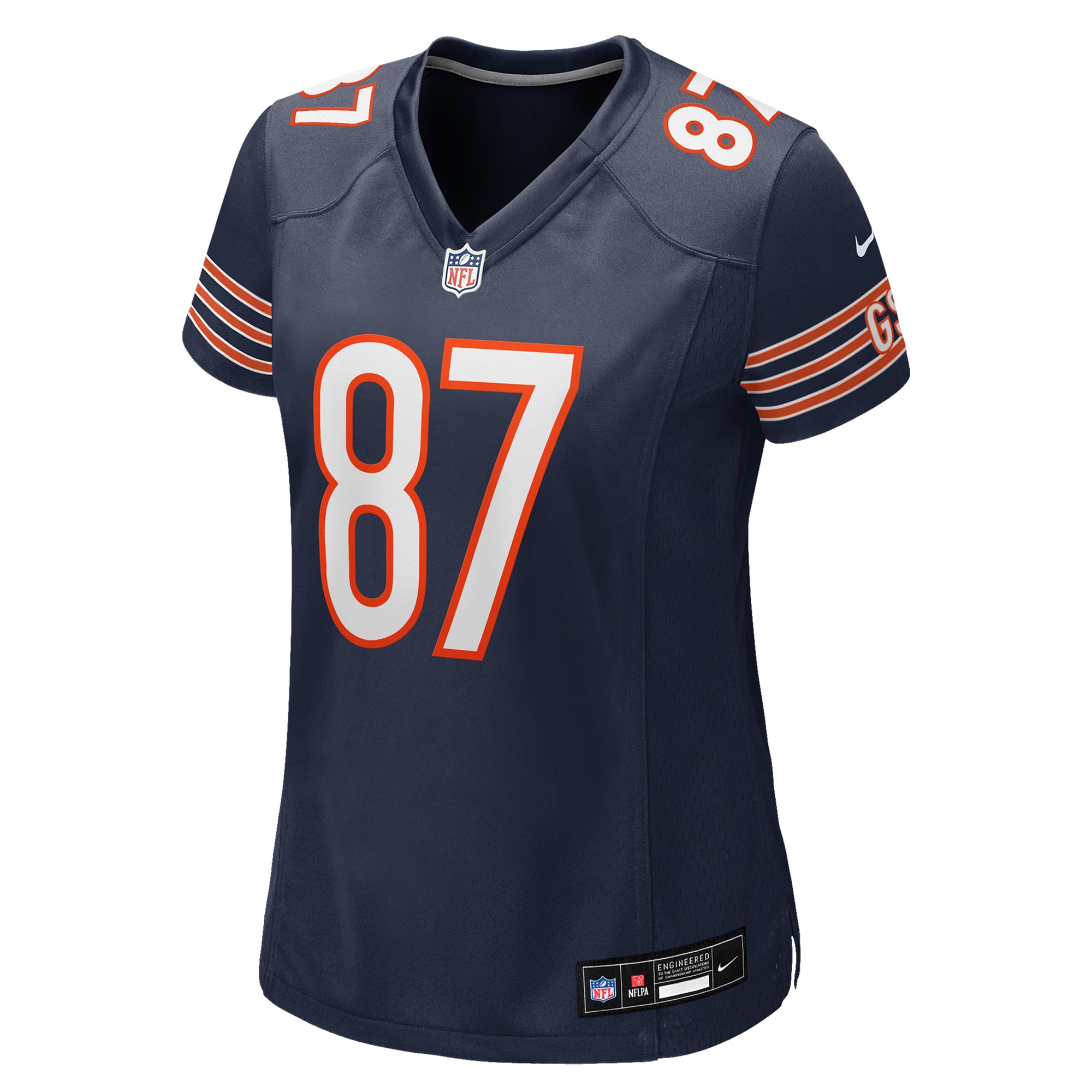 Chicago Bears Tommy Sweeney Navy Game NFL Jersey Women's