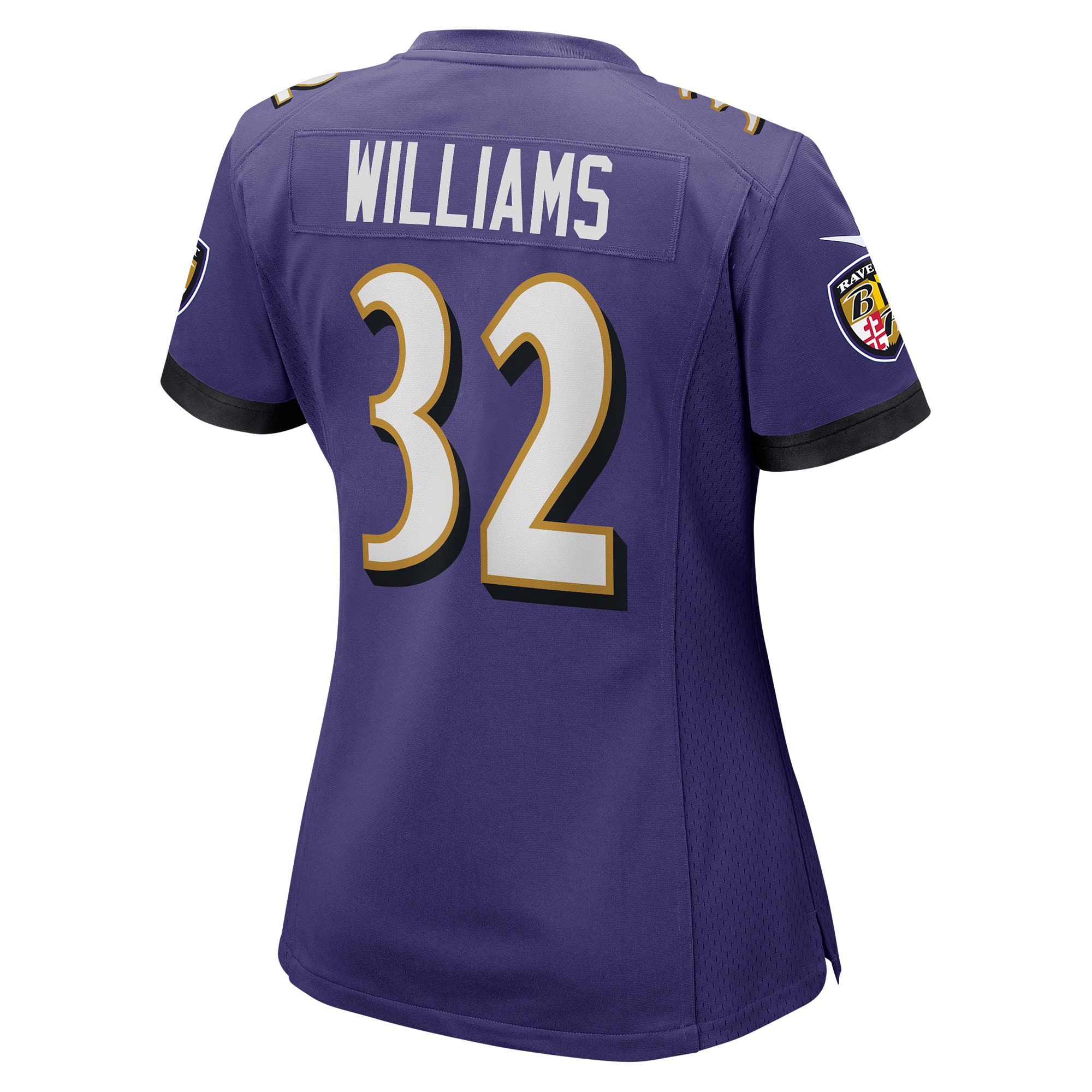 Baltimore Ravens Marcus Williams Purple Game NFL Jersey Women's