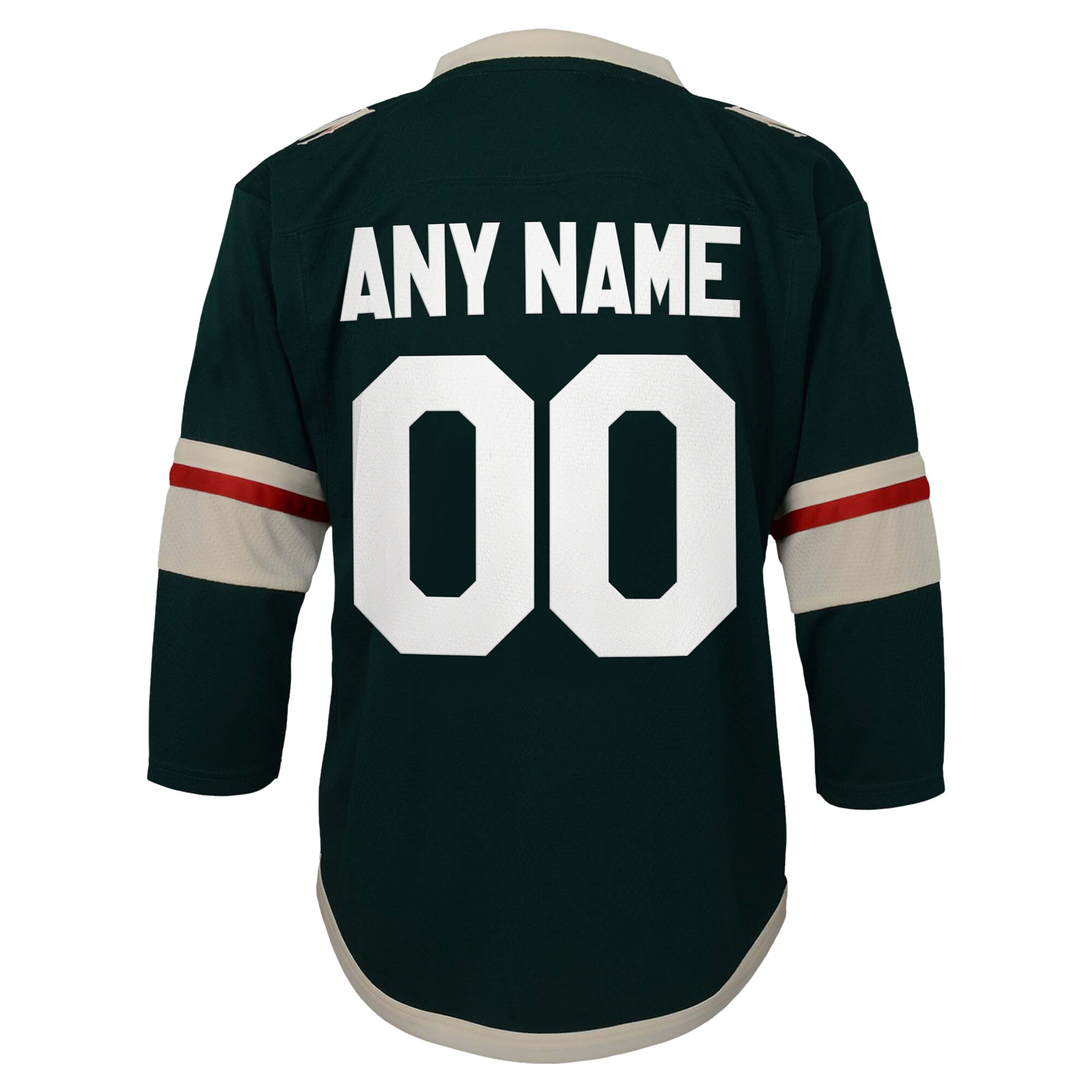 Minnesota Wild Green Custom NHL Jersey Youth