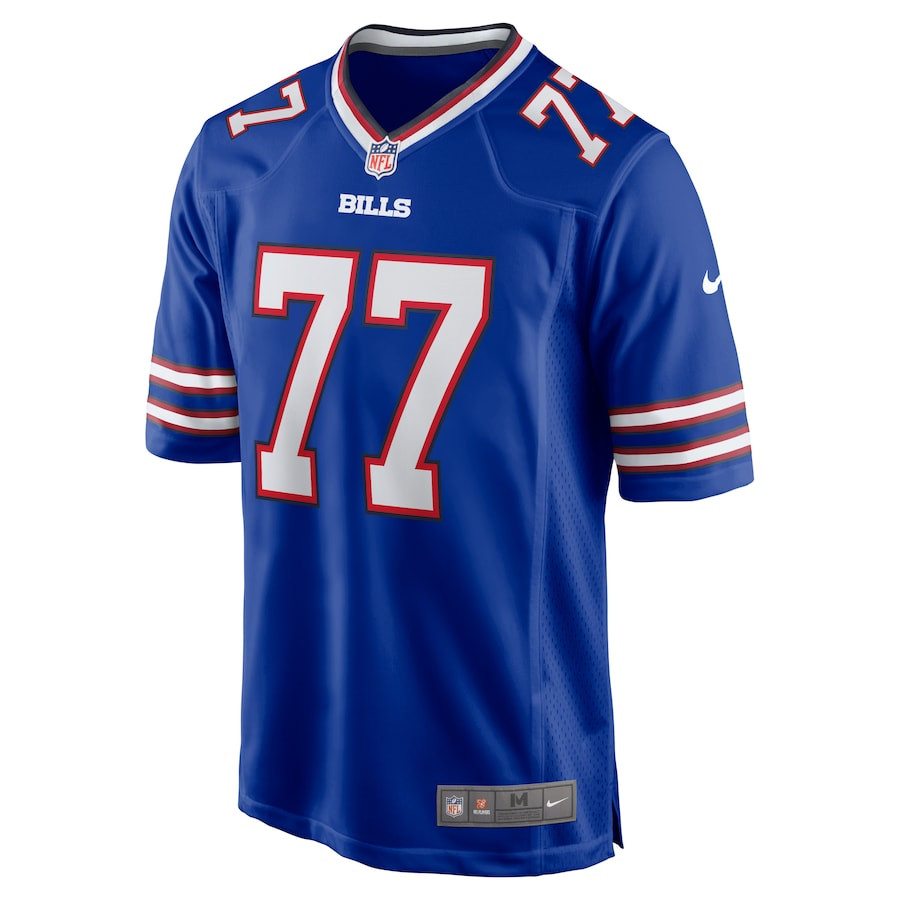 Will Clapp 77 Buffalo Bills Game Royal NFL Jersey Men's