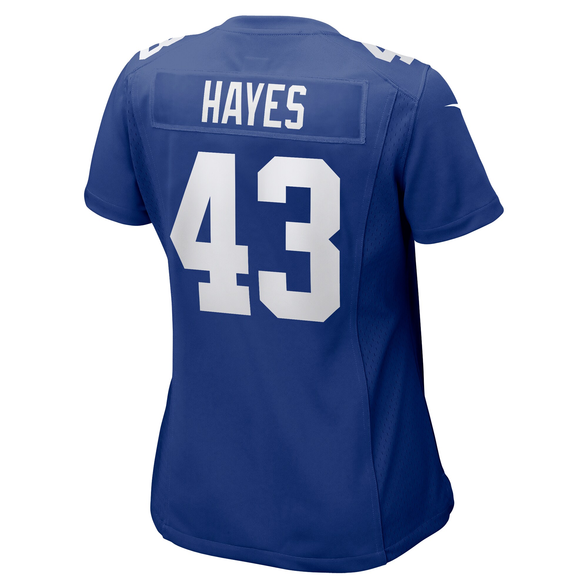 New York Giants Kaleb Hayes Royal Team Game NFL Jersey Women's