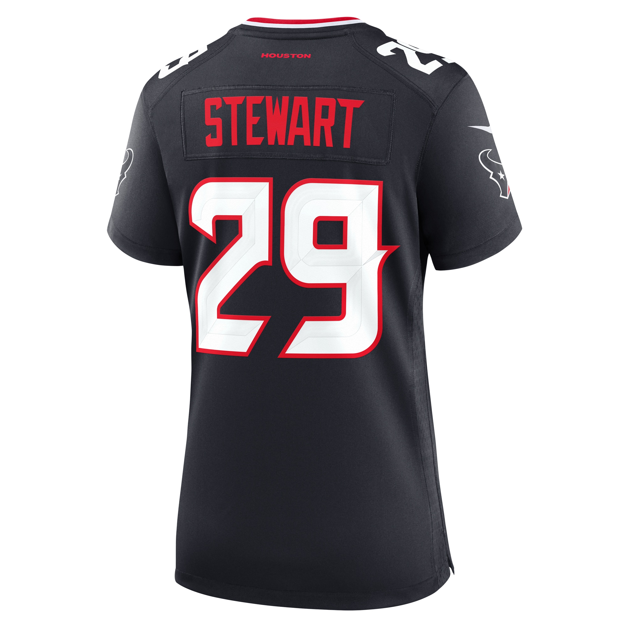 Houston Texans M.J. Stewart Navy Team Game NFL Jersey Women's
