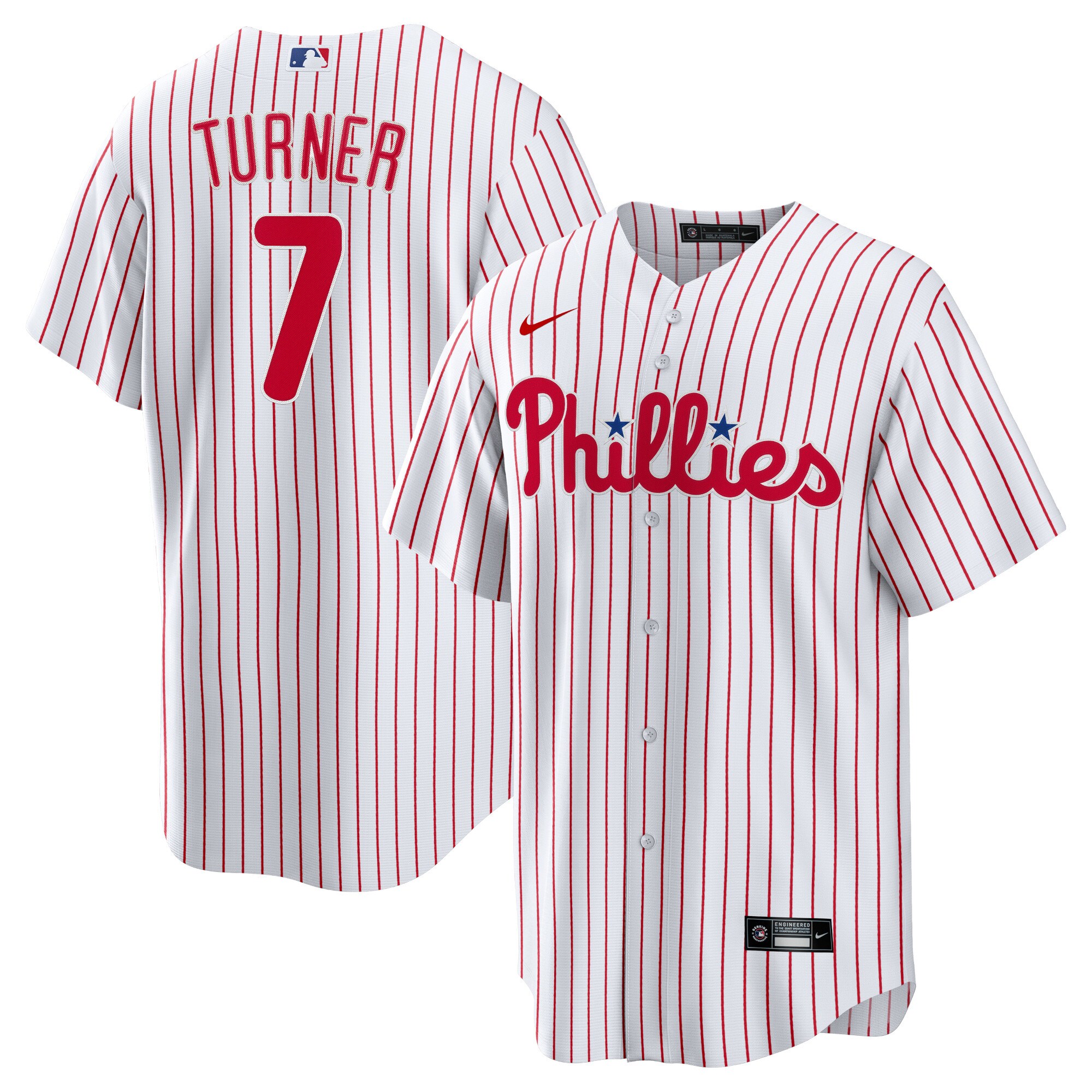 Philadelphia Phillies Trea Turner White Alternate Player MLB Jersey Youth
