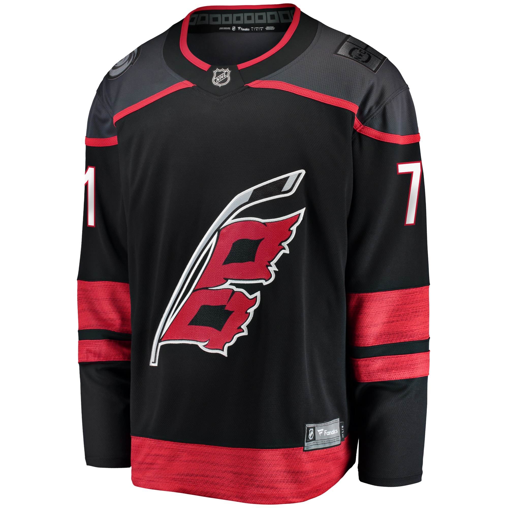 Carolina Hurricanes Jesper Fast Black Home Breakaway NHL Jersey Men's