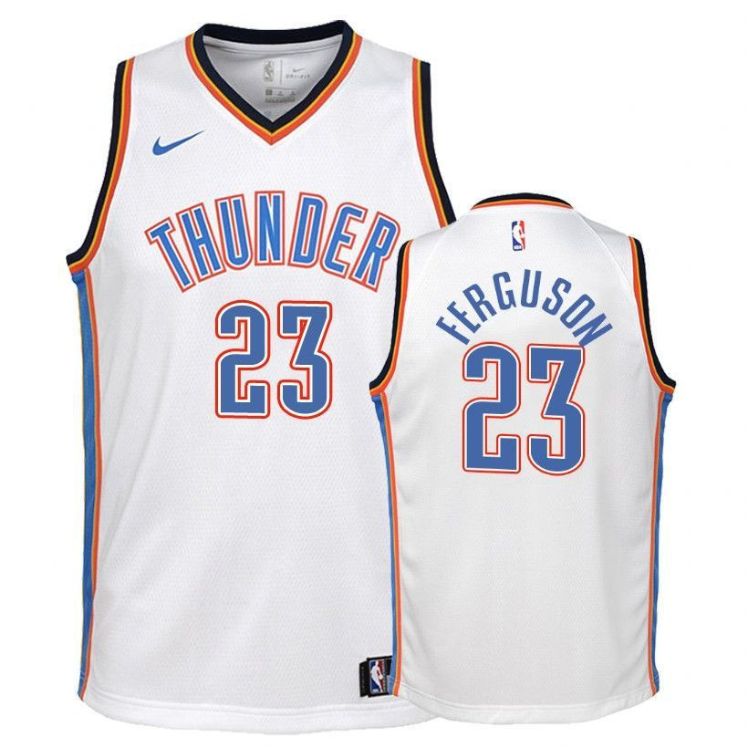 Thunder Terrance Ferguson 23 Associatio White NBA Jersey Youth