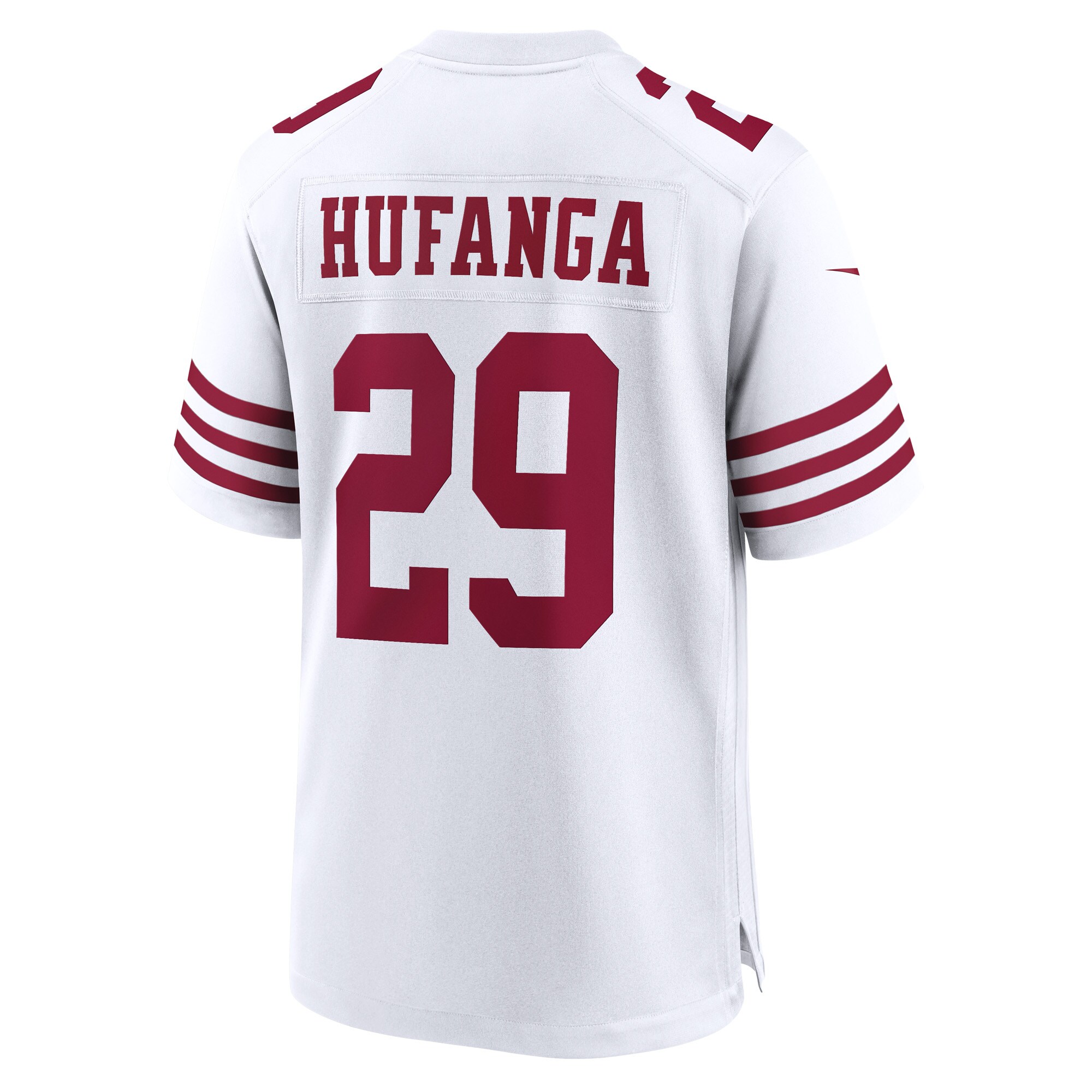 San Francisco 49ers Talanoa Hufanga White Away Game Player NFL Jersey Men's