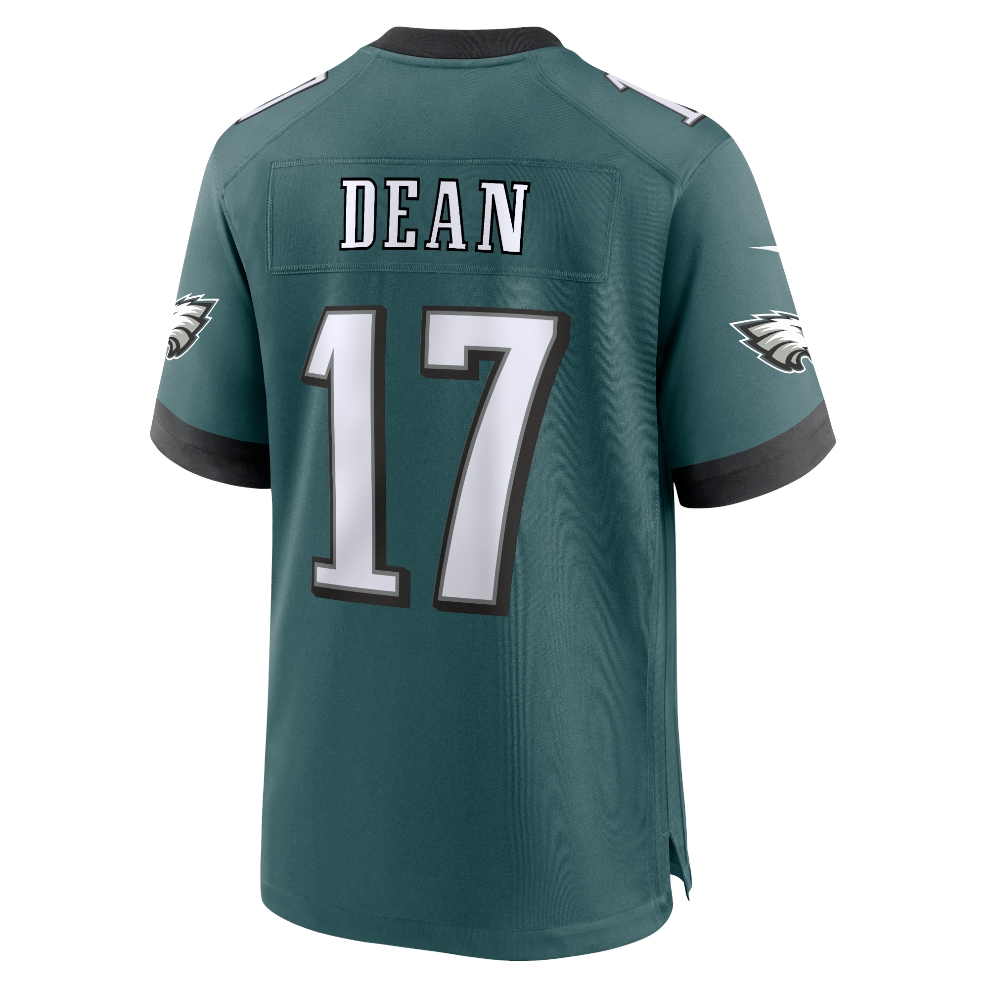 Philadelphia Eagles Nakobe Dean Midnight Green Team Game NFL Jersey Men's