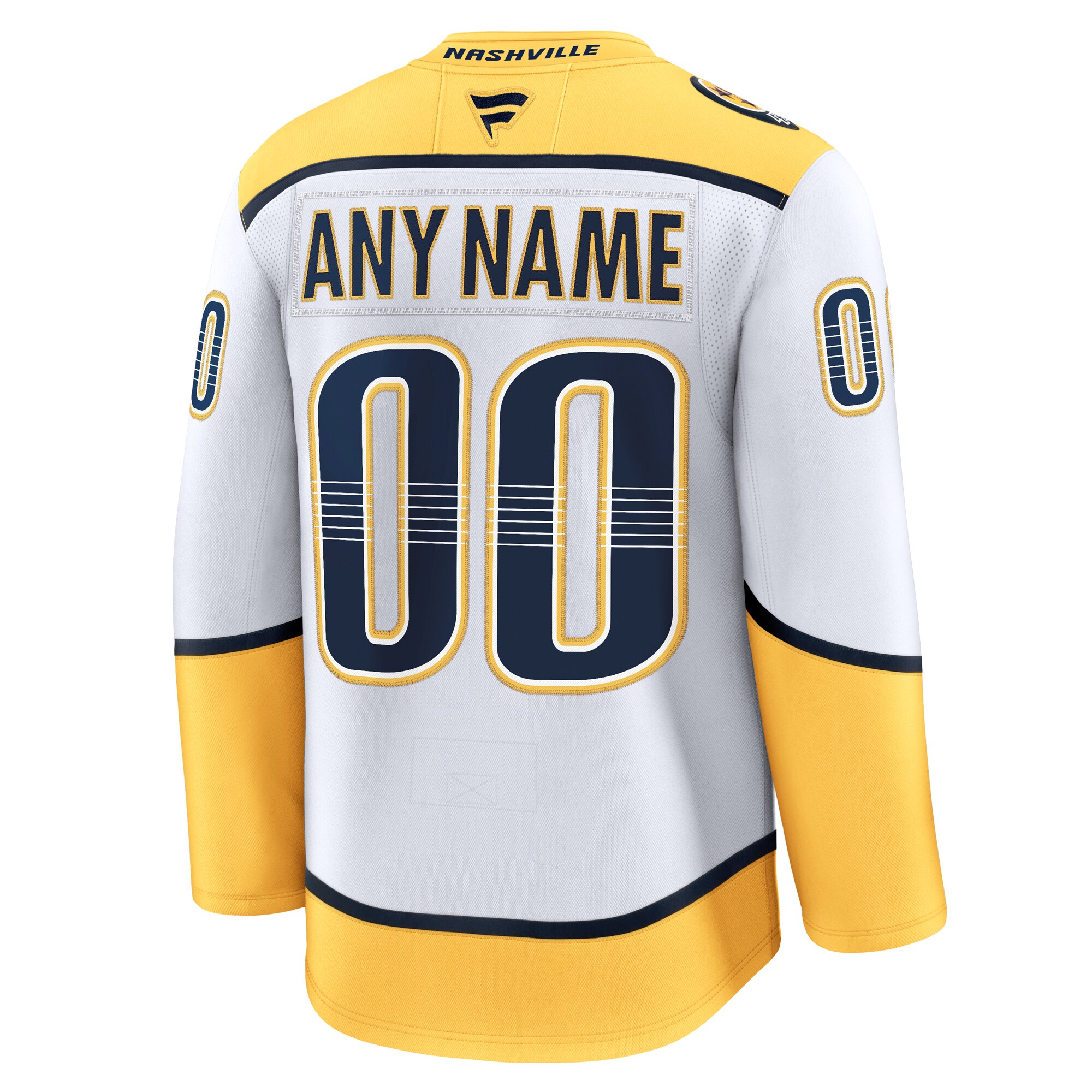 Nashville Predators White Away Premium Custom NHL Jersey Men's