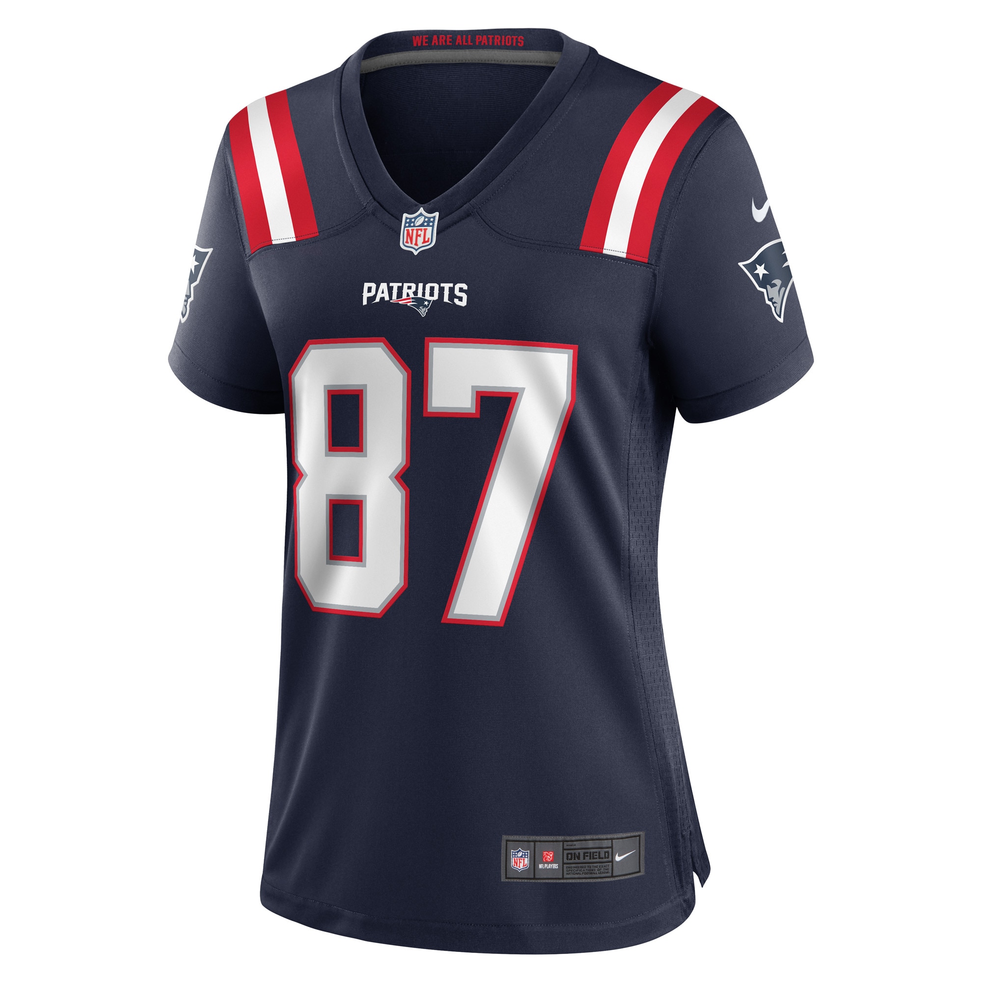 New England Patriots Matt Sokol Navy Game Player NFL Jersey Women's